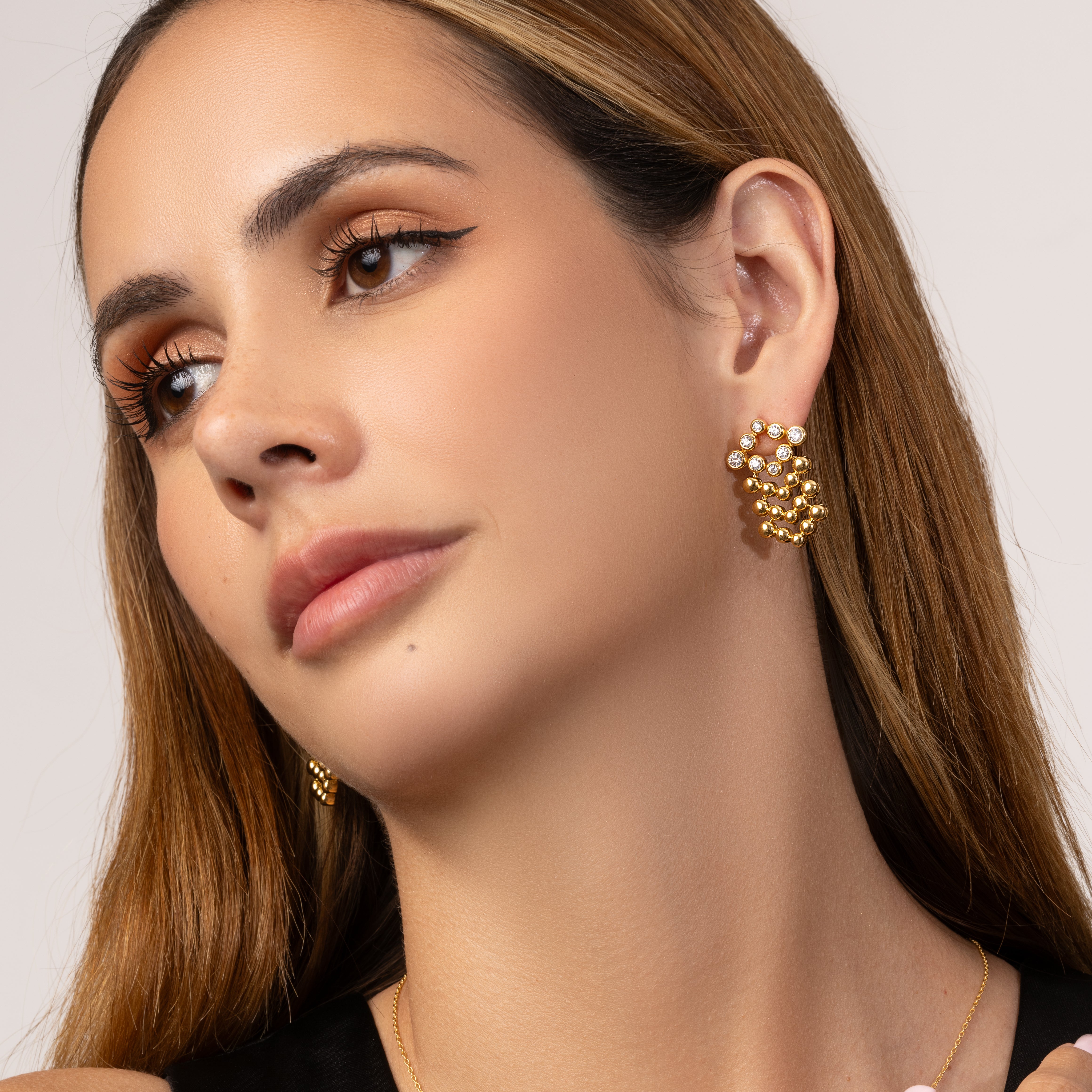 Sola mesh earrings