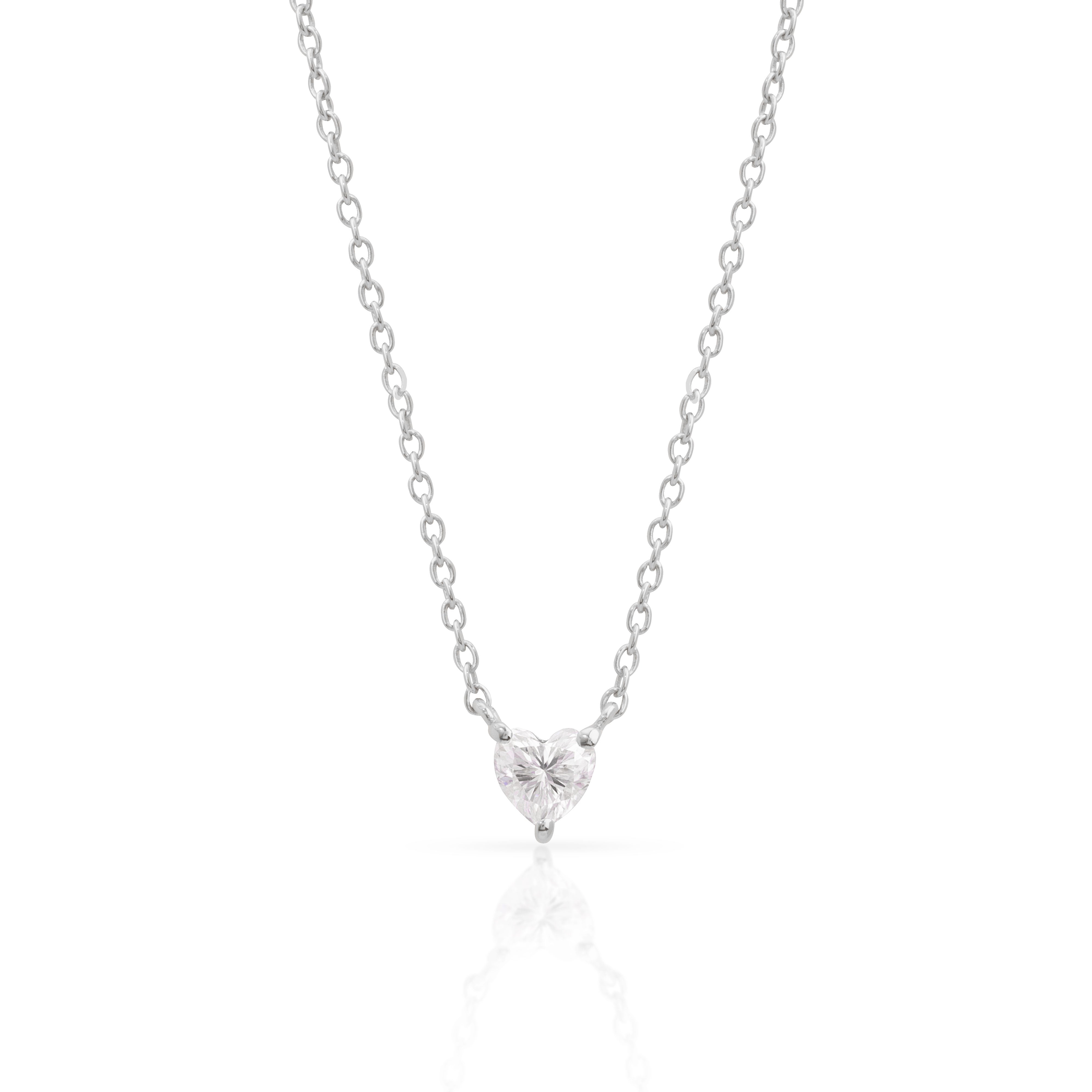 Illume Heart Moissanite pendant