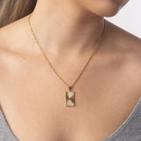 Joan gold pendant