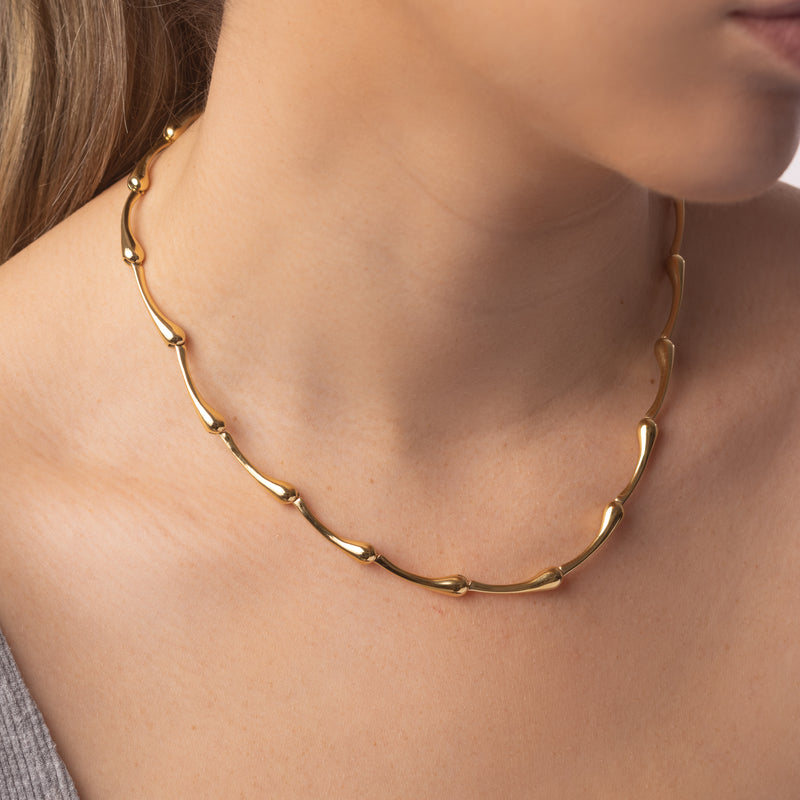 Inez gold necklace