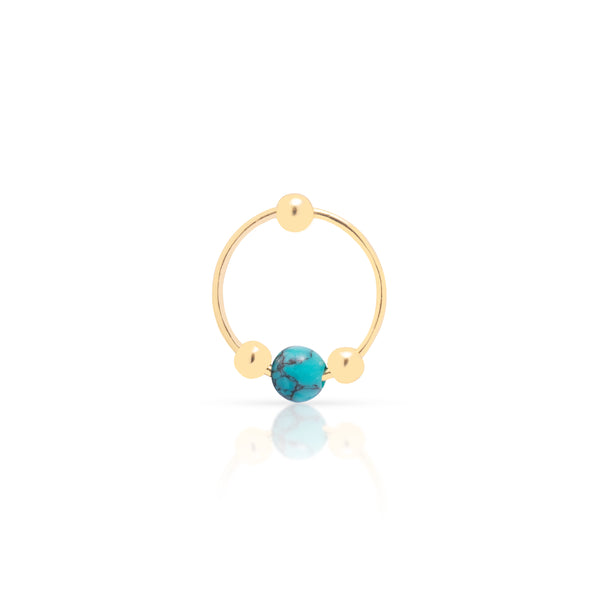 Sammy turquoise sleeper earring