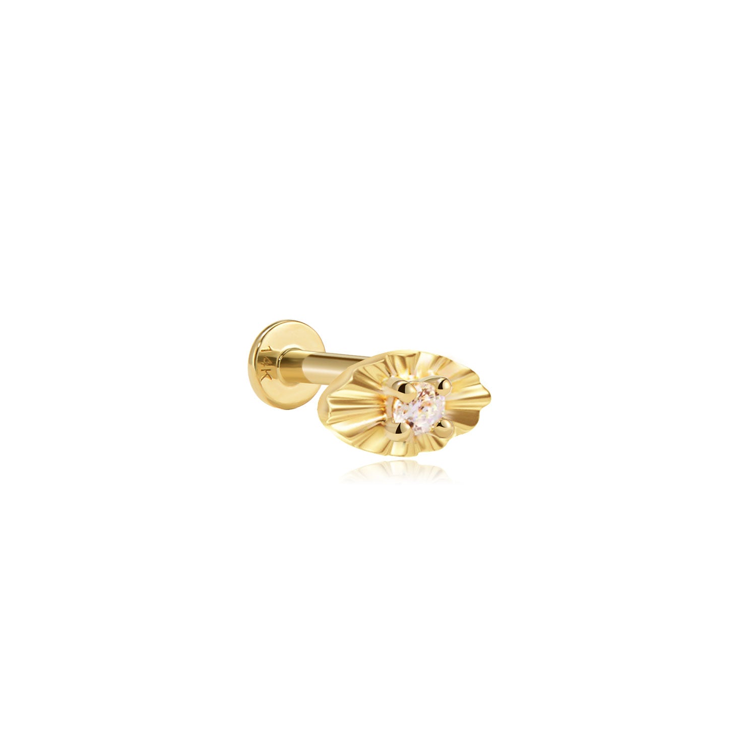 Shyla labret 14k gold