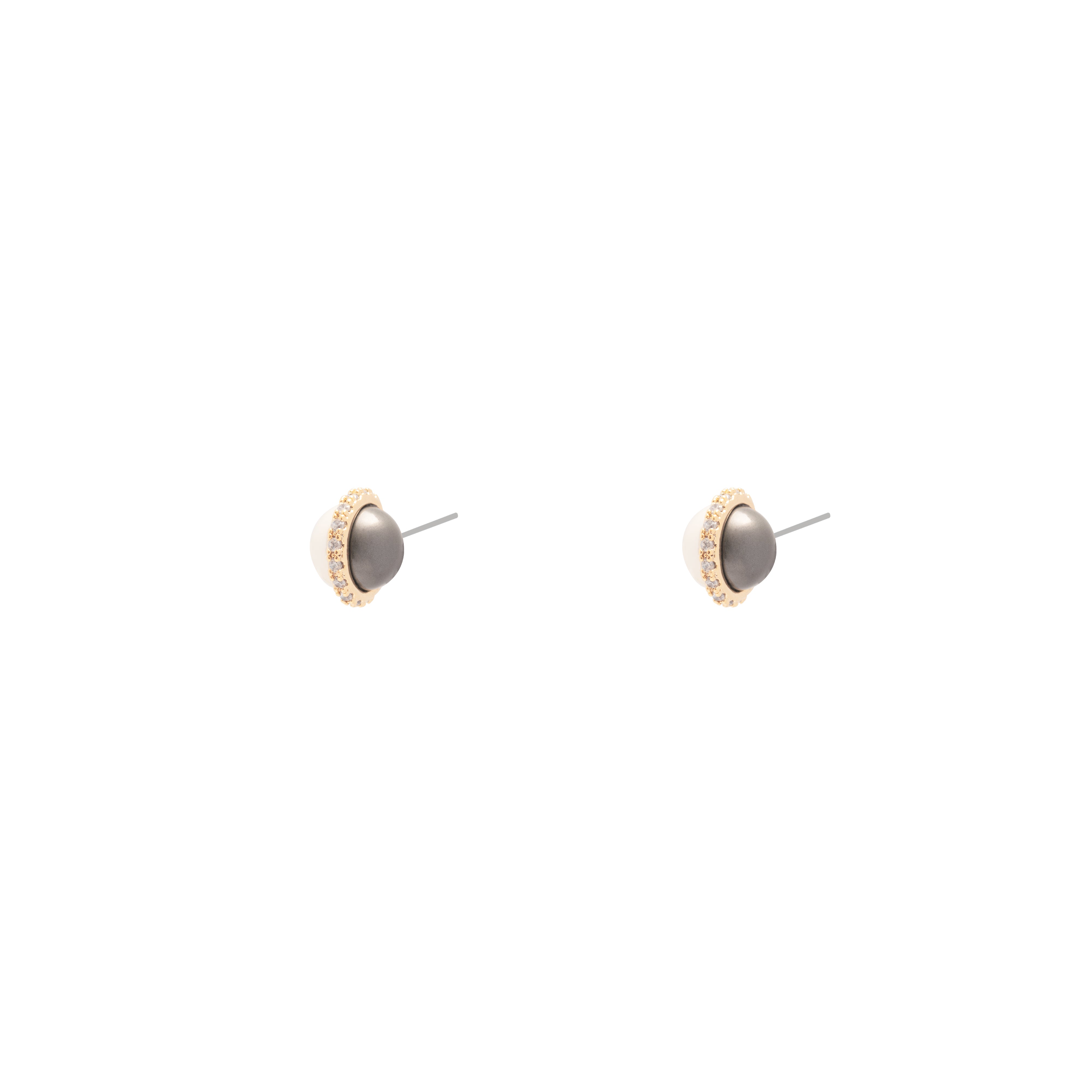 Charlotte double sided pearl studs