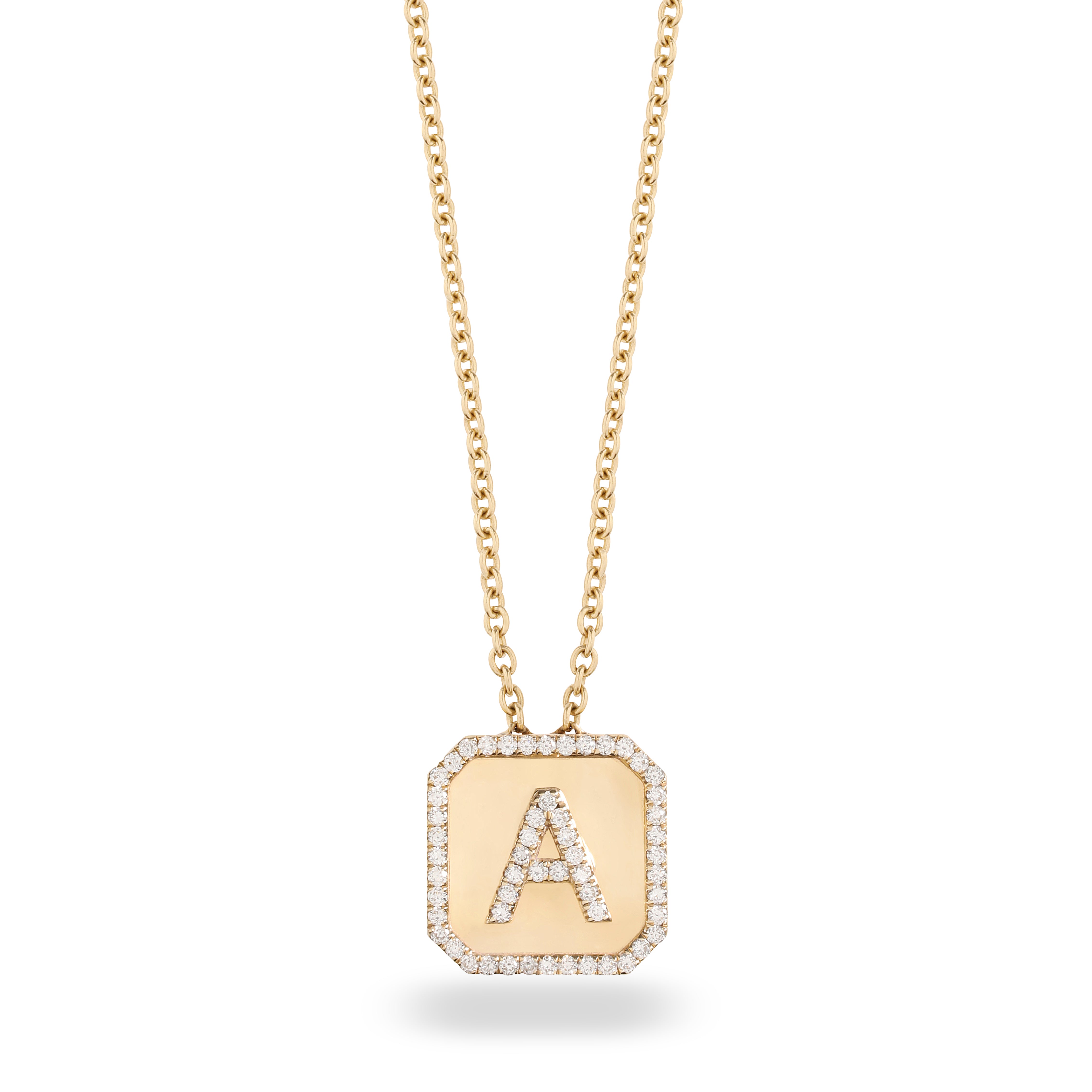 Initial signature diamond pendant (PRE-ORDER)