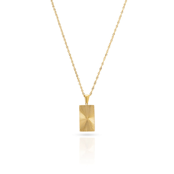 Joan gold pendant