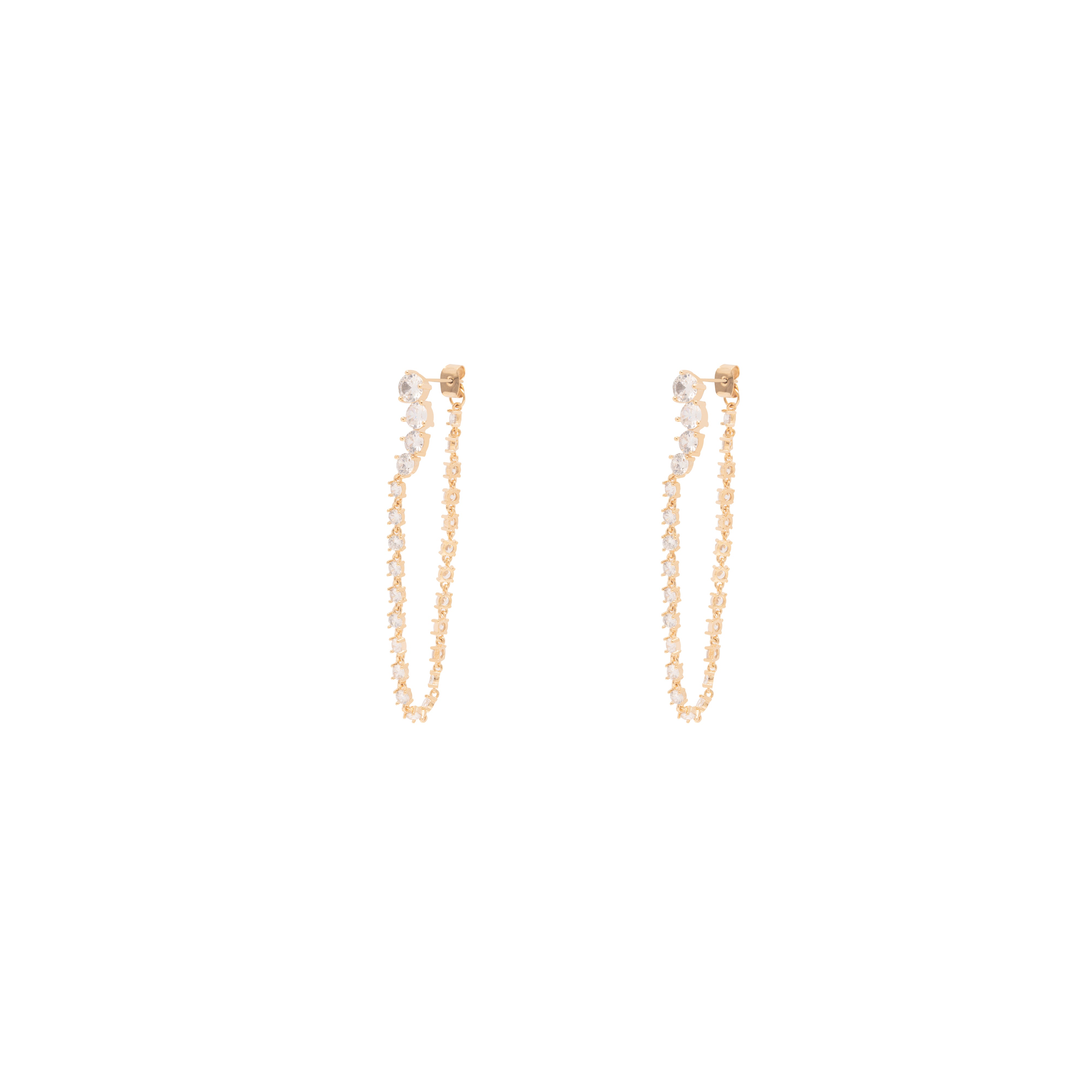 Kavish crystal drop earrings