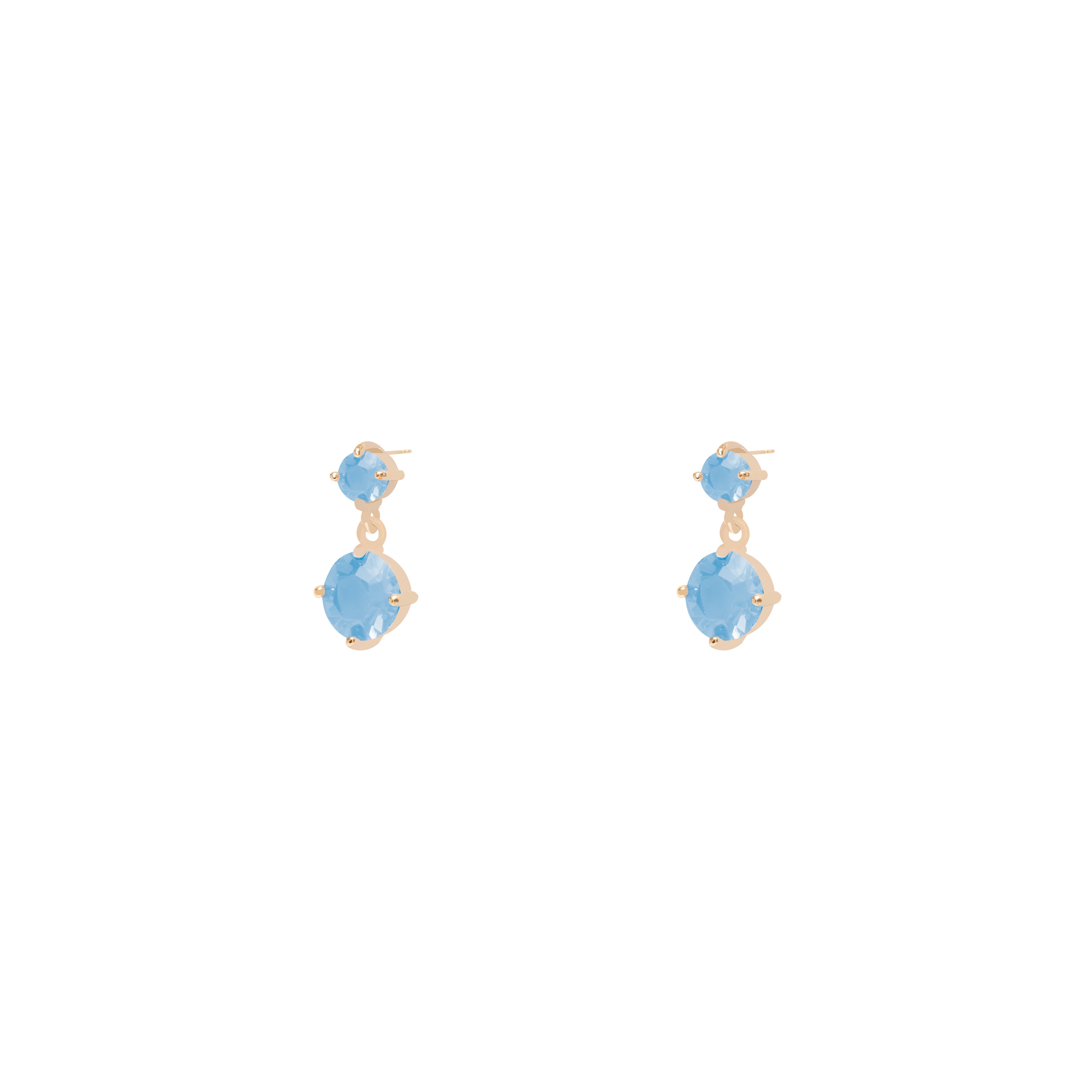 Miriam drop crystal earrings