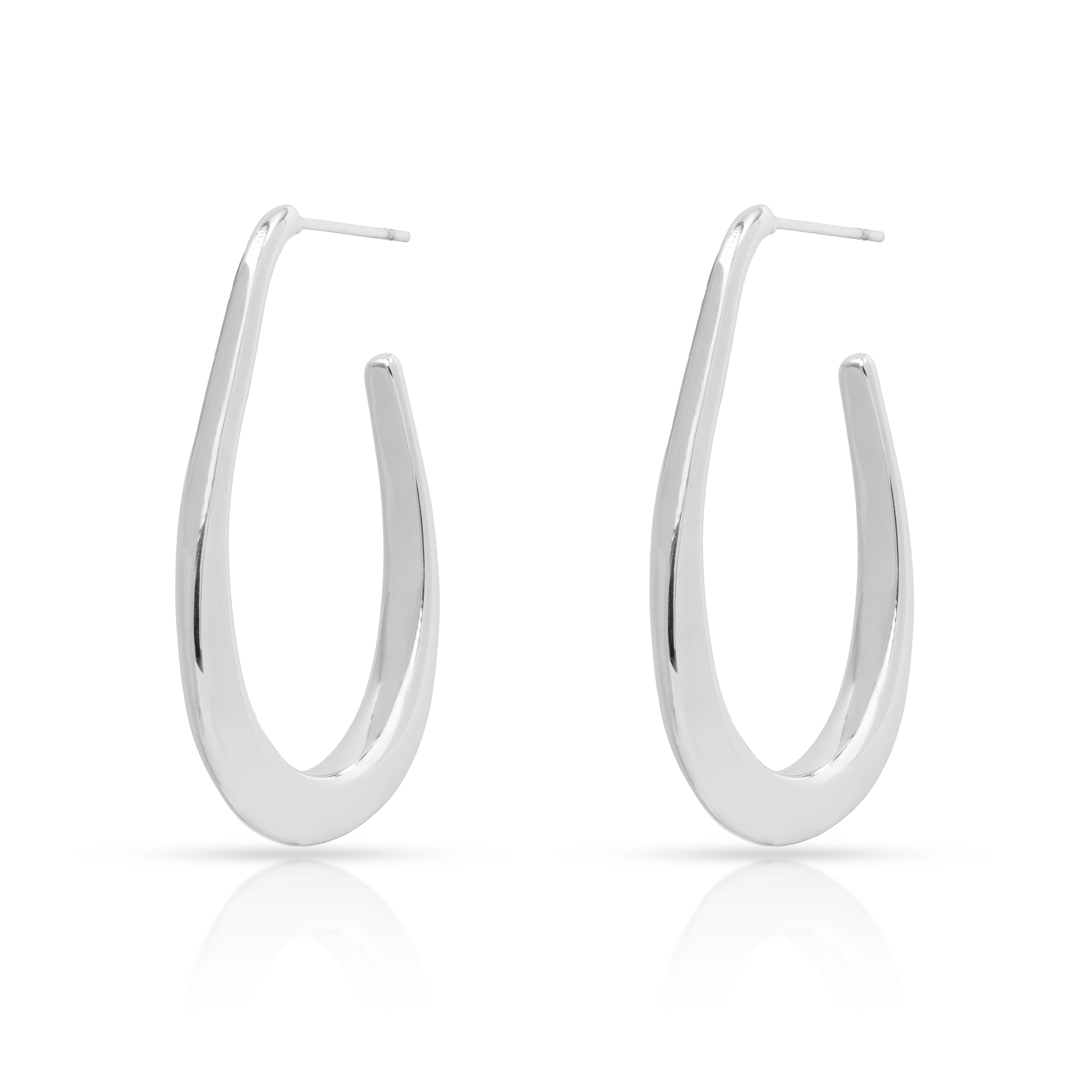 Nyra gold hoop earrings