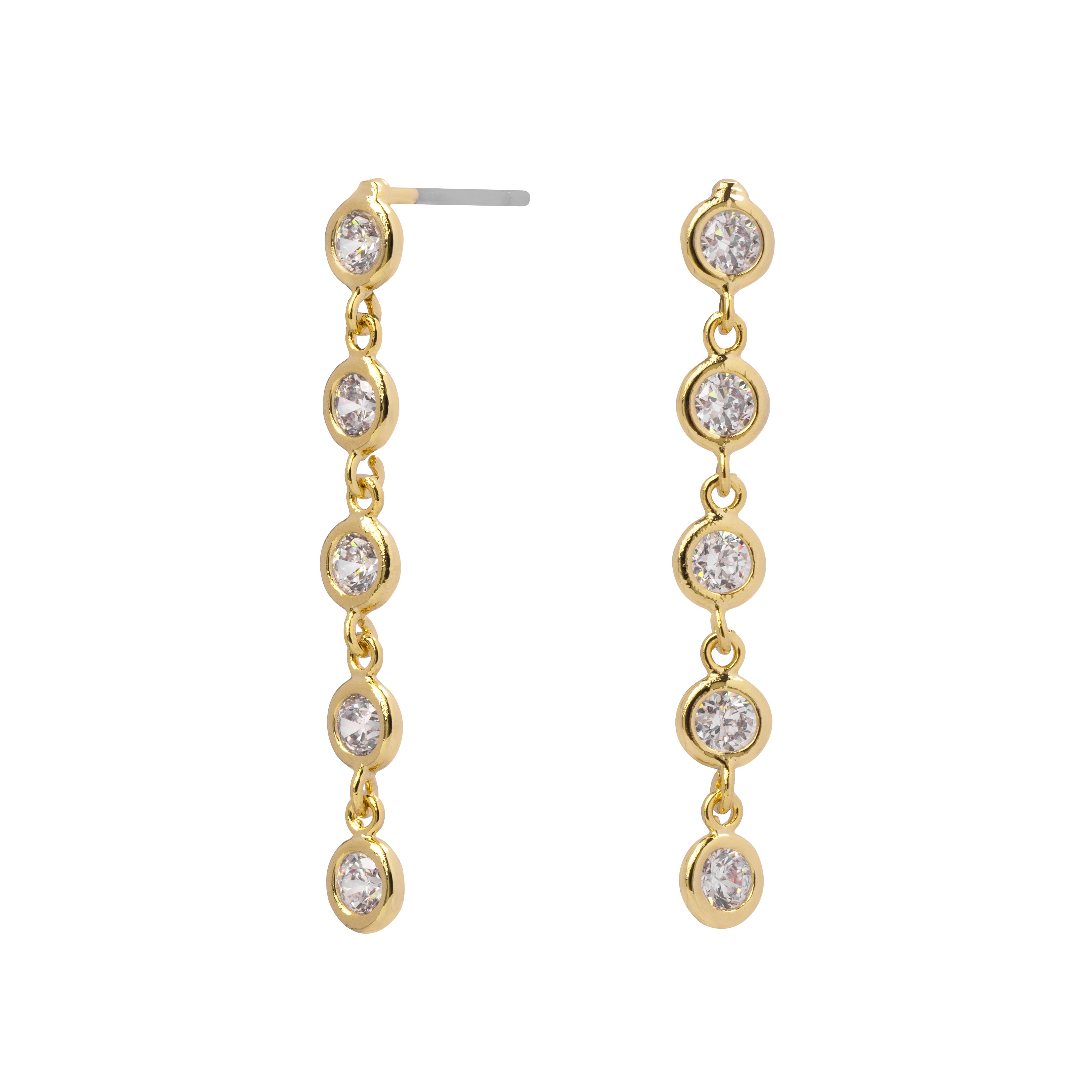 Pasca drop crystal earrings