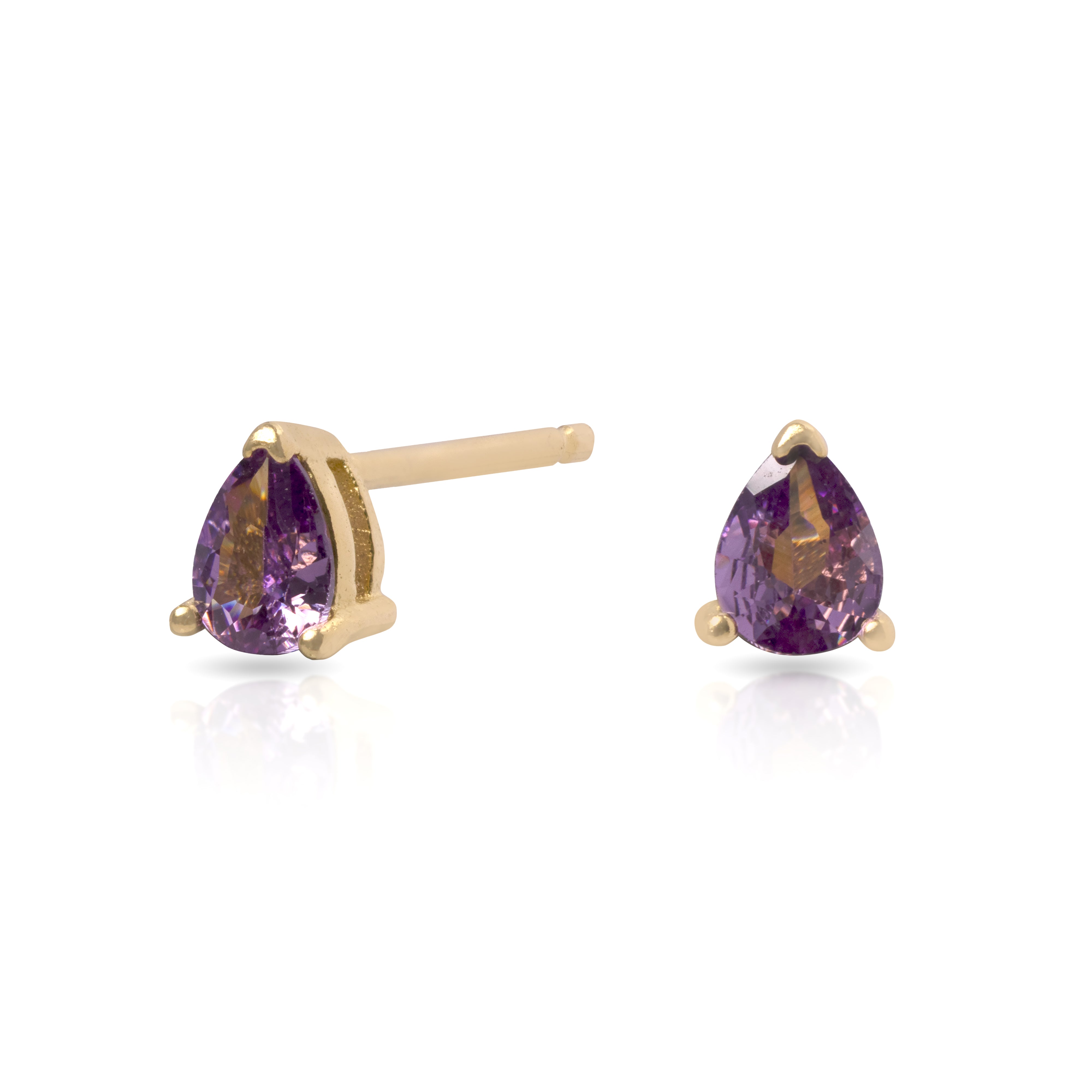 Soleil tear drop studs