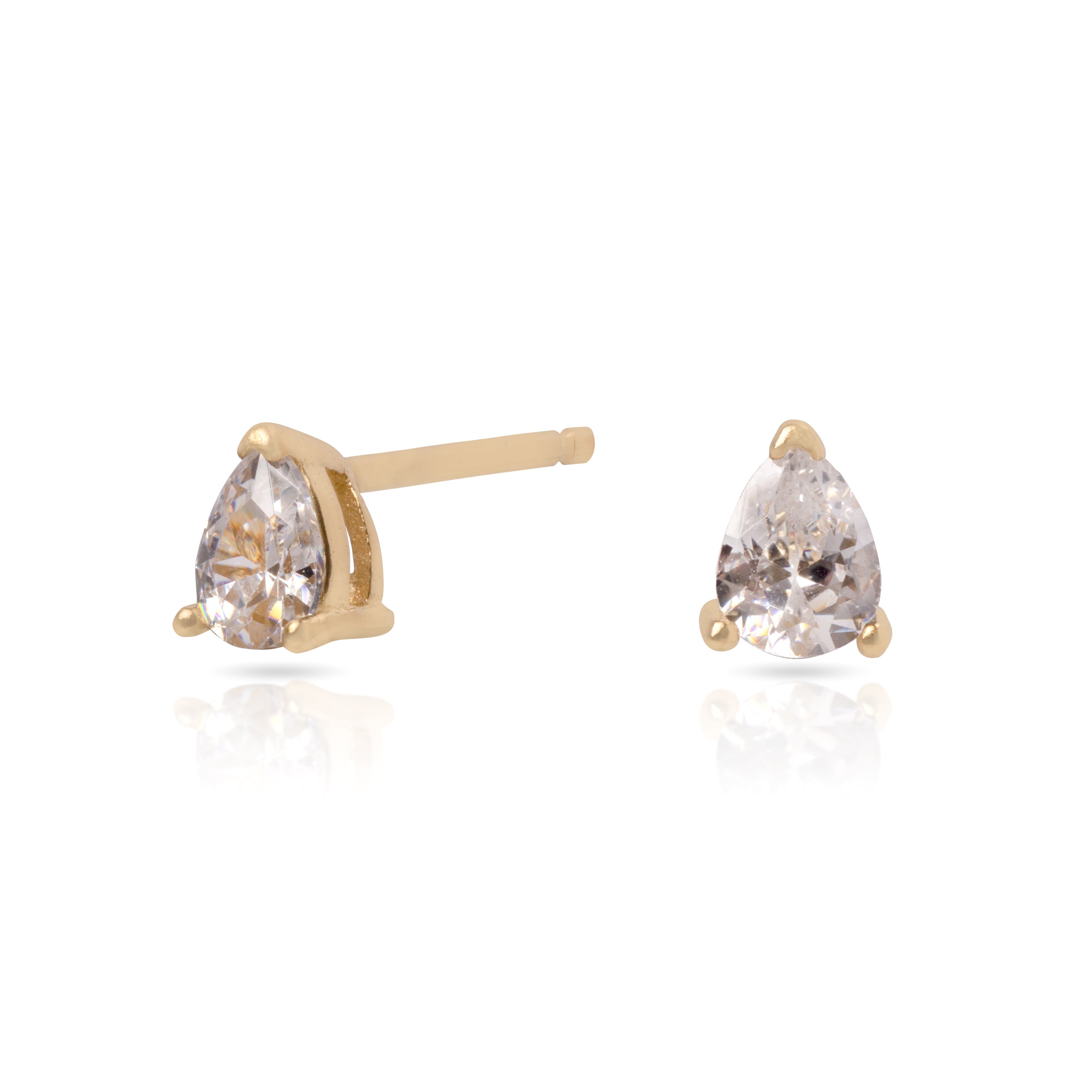 Soleil tear drop studs