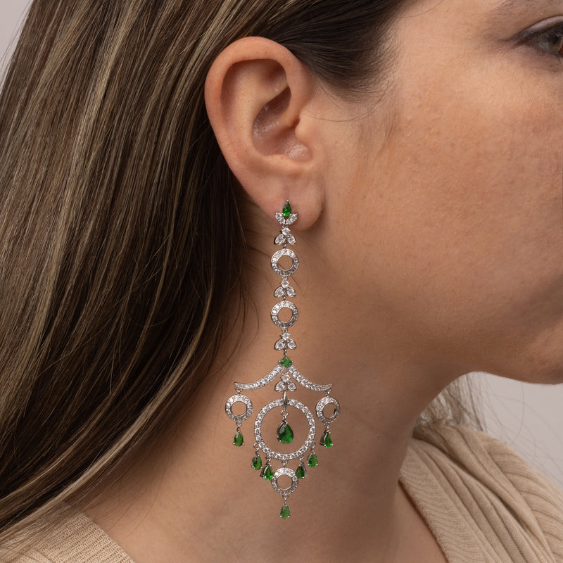 Dania crystal earrings