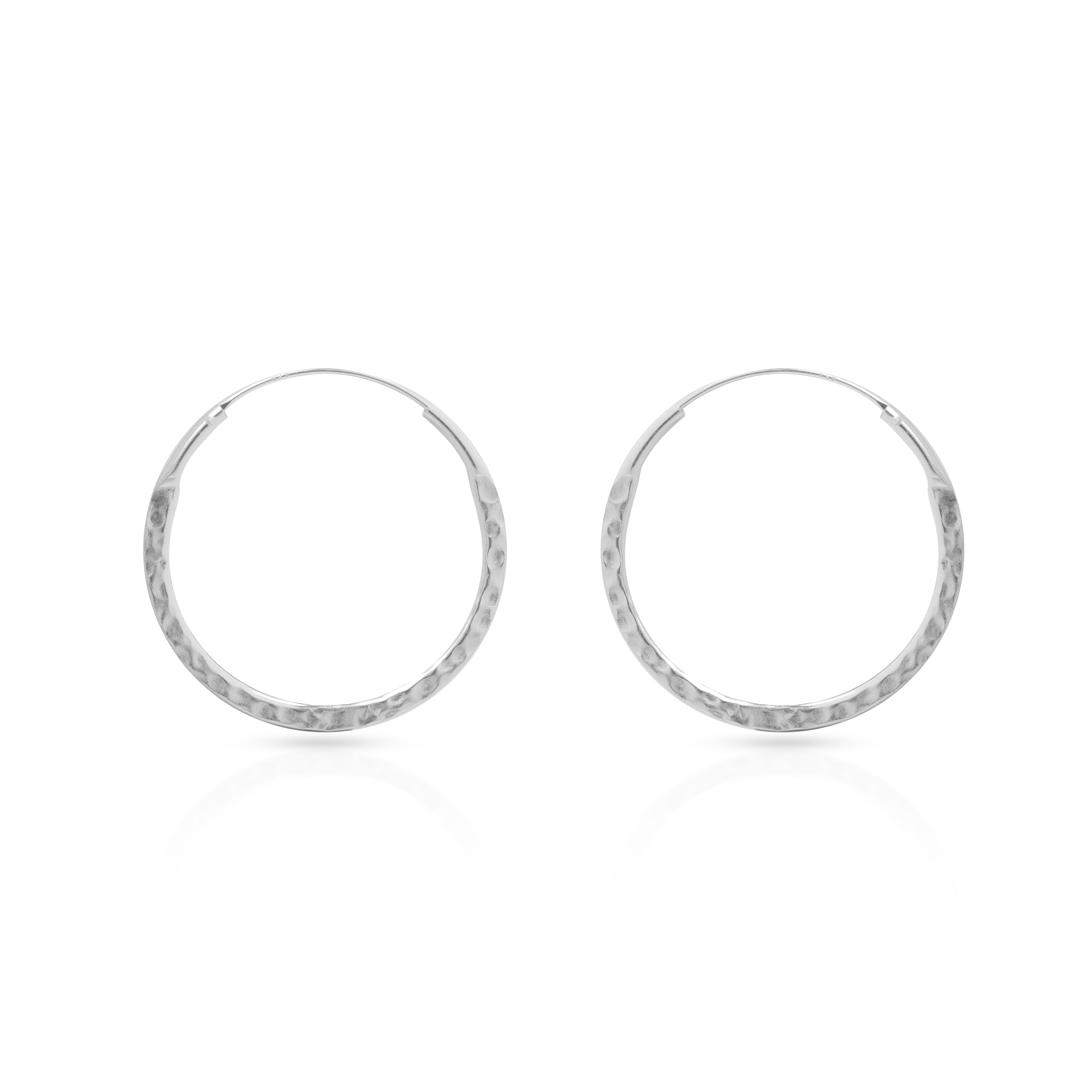 Ragni silver hoops