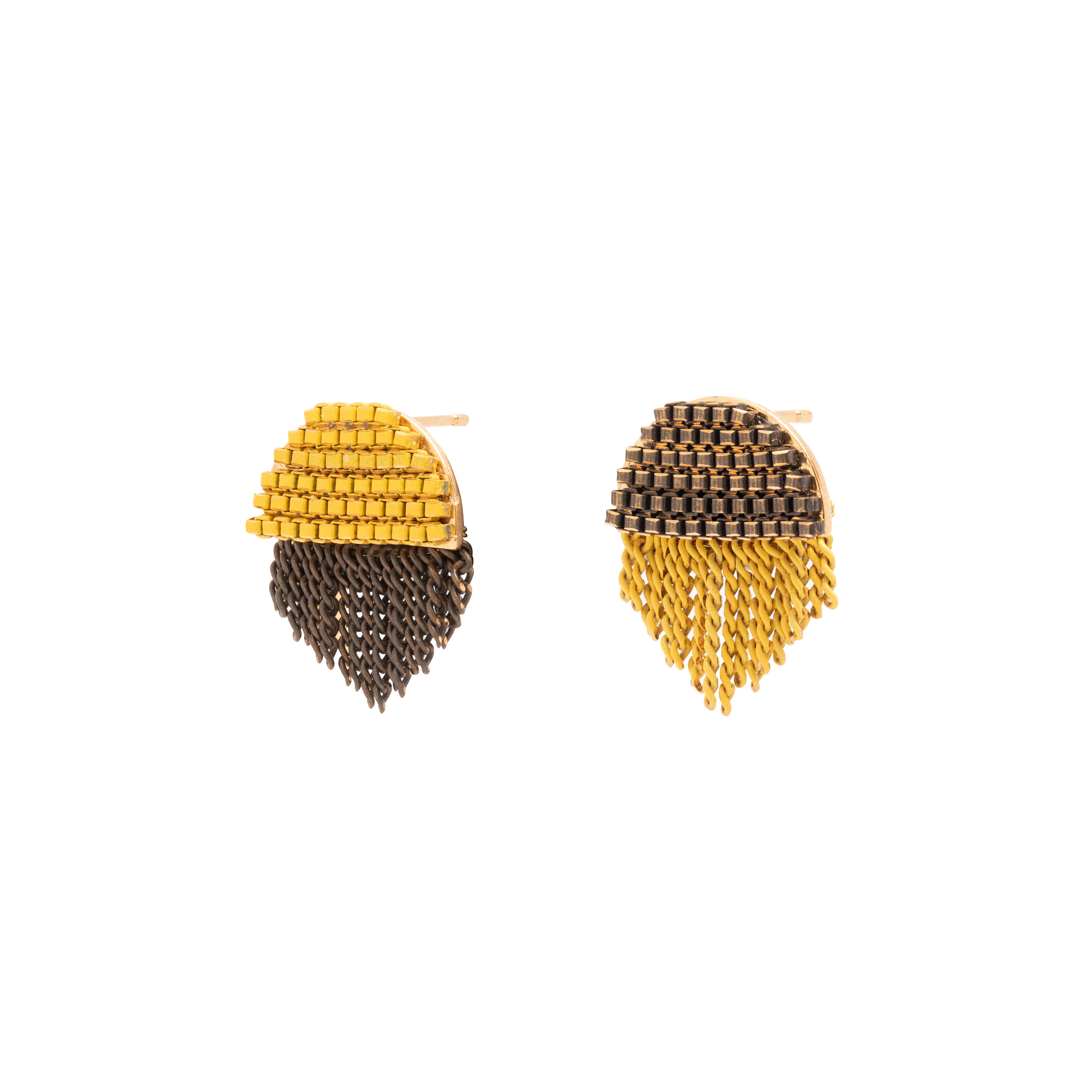 Twyla tassel stud earrings