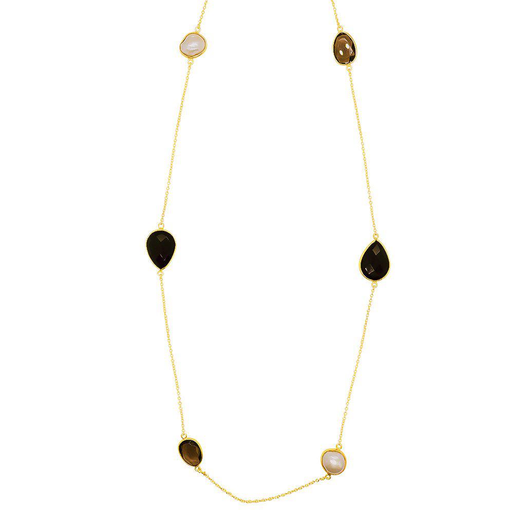 Alisha semi-precious stone necklace