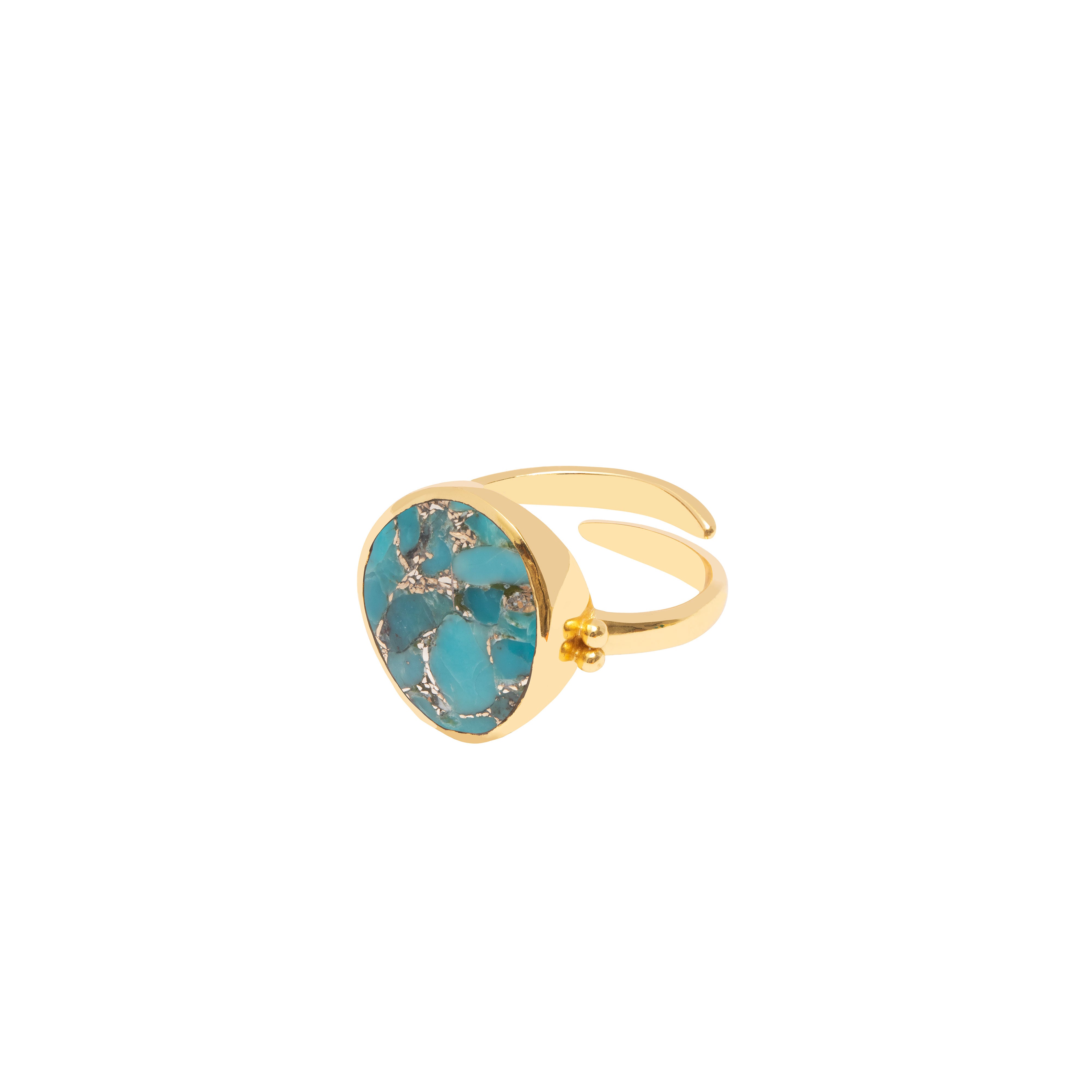 Asura semi-precious stone ring