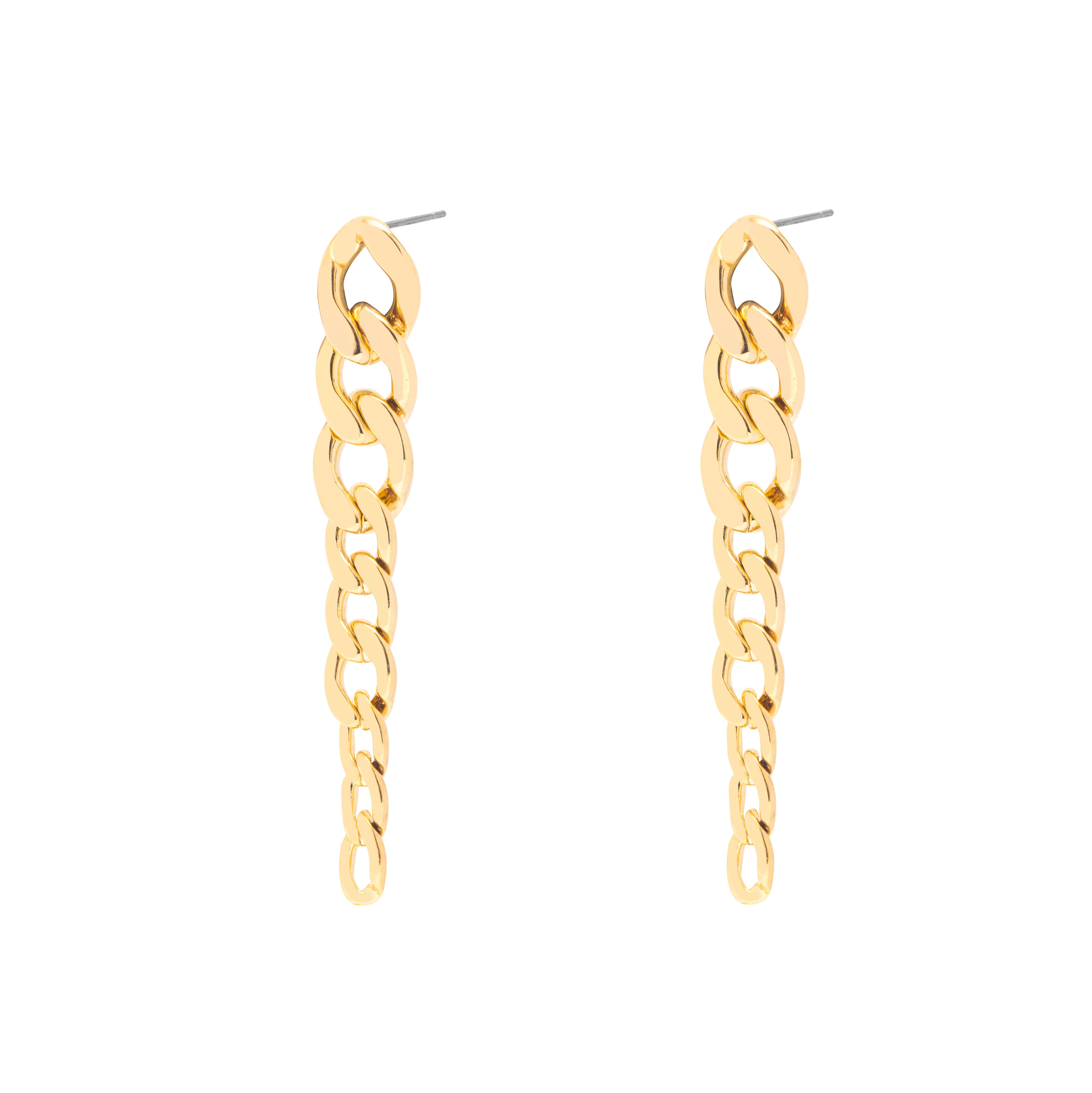 Audra link chain earrings