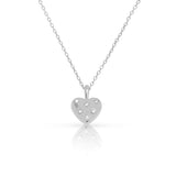 Calby heart cubic zirconia pendant