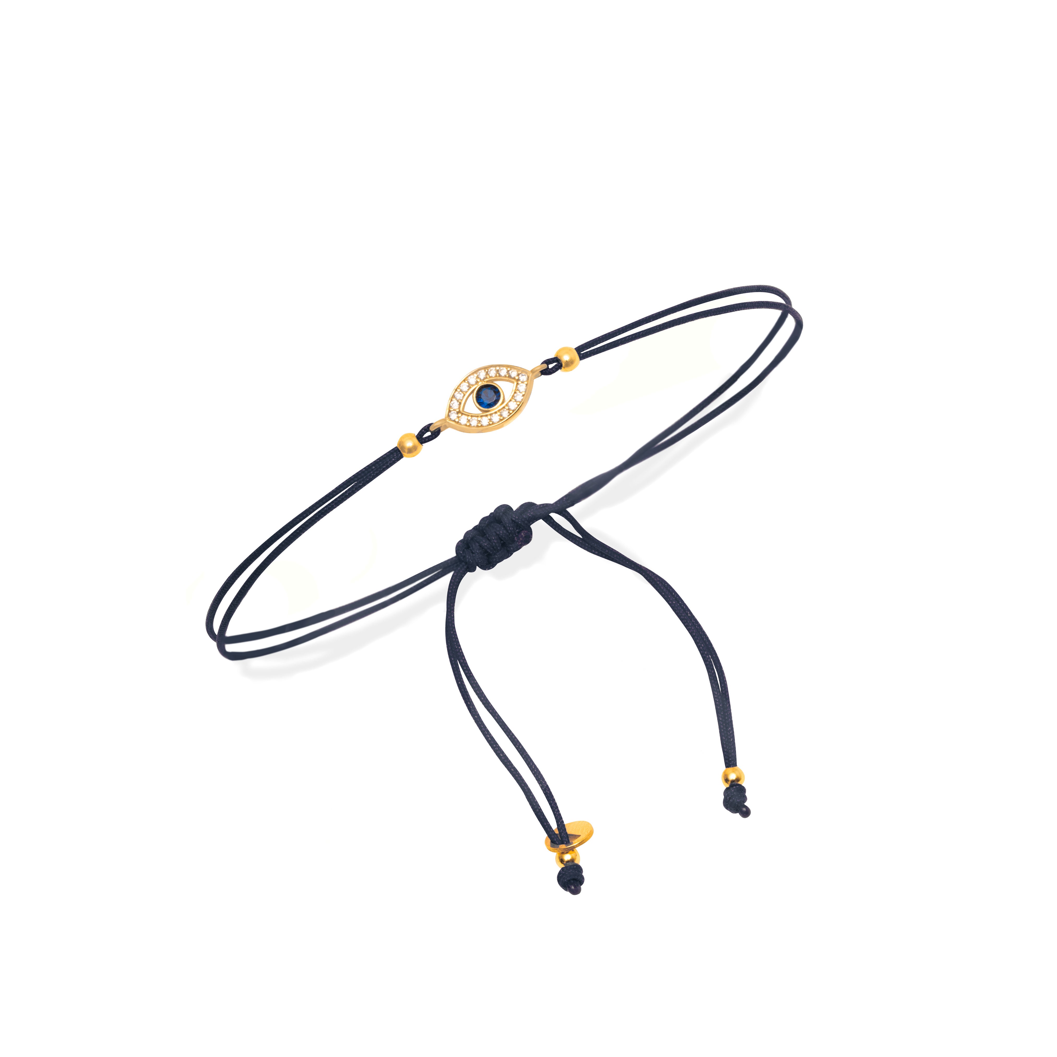 Celek evil eye crystal thread bracelet