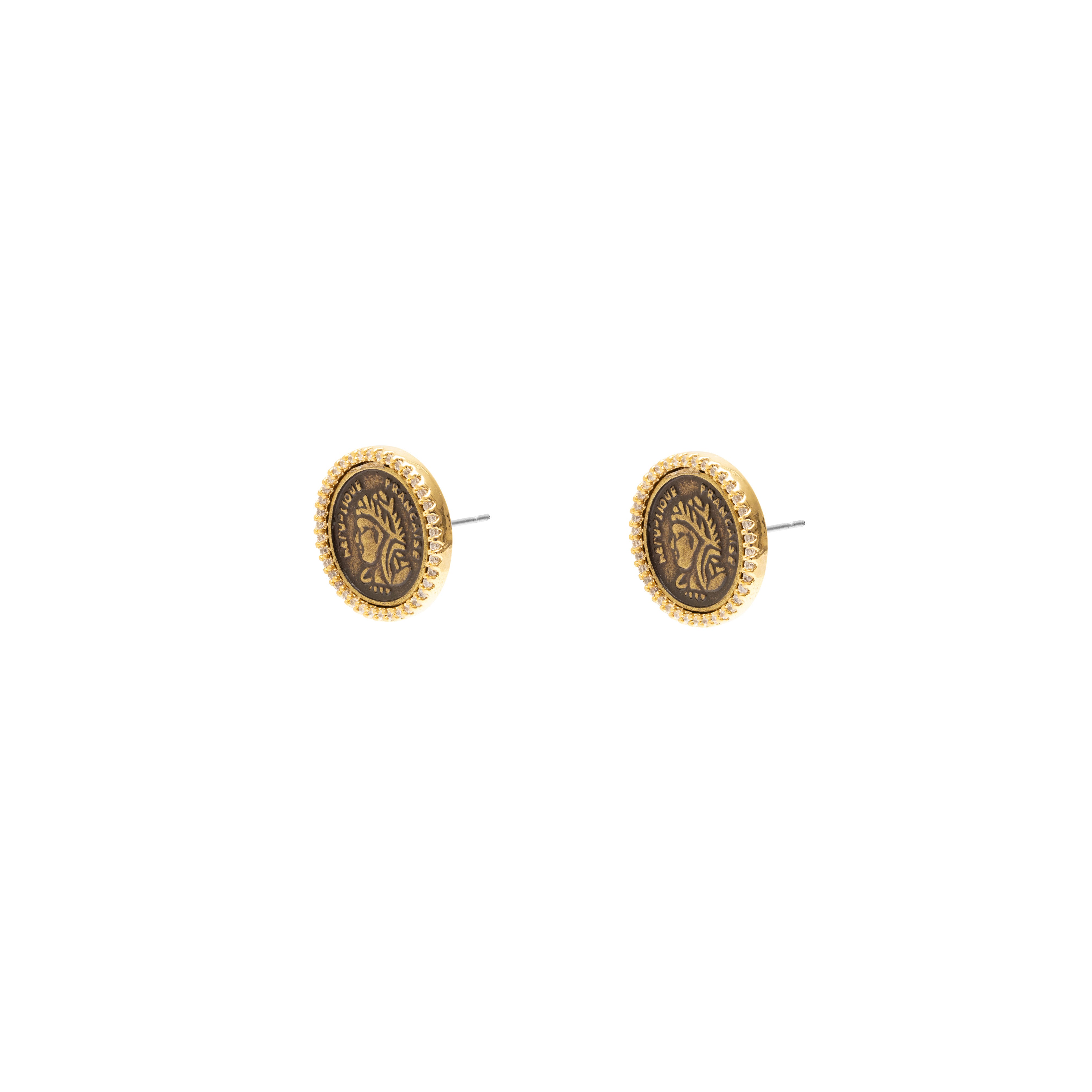 Francaise coin studs