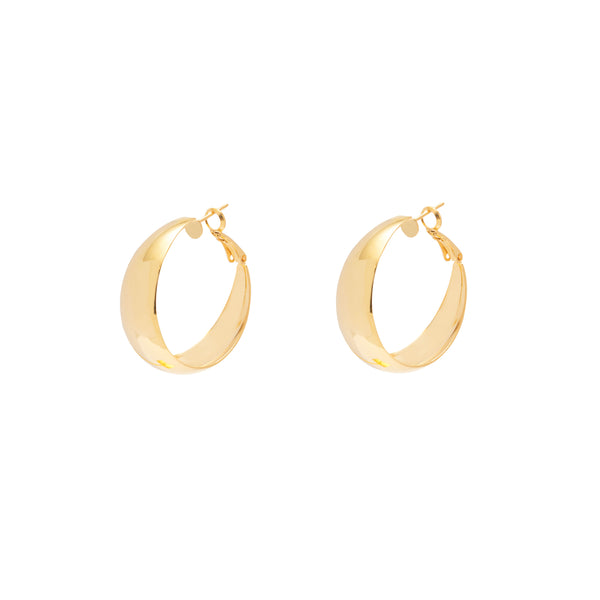 Fashion gold deals hoop earrings