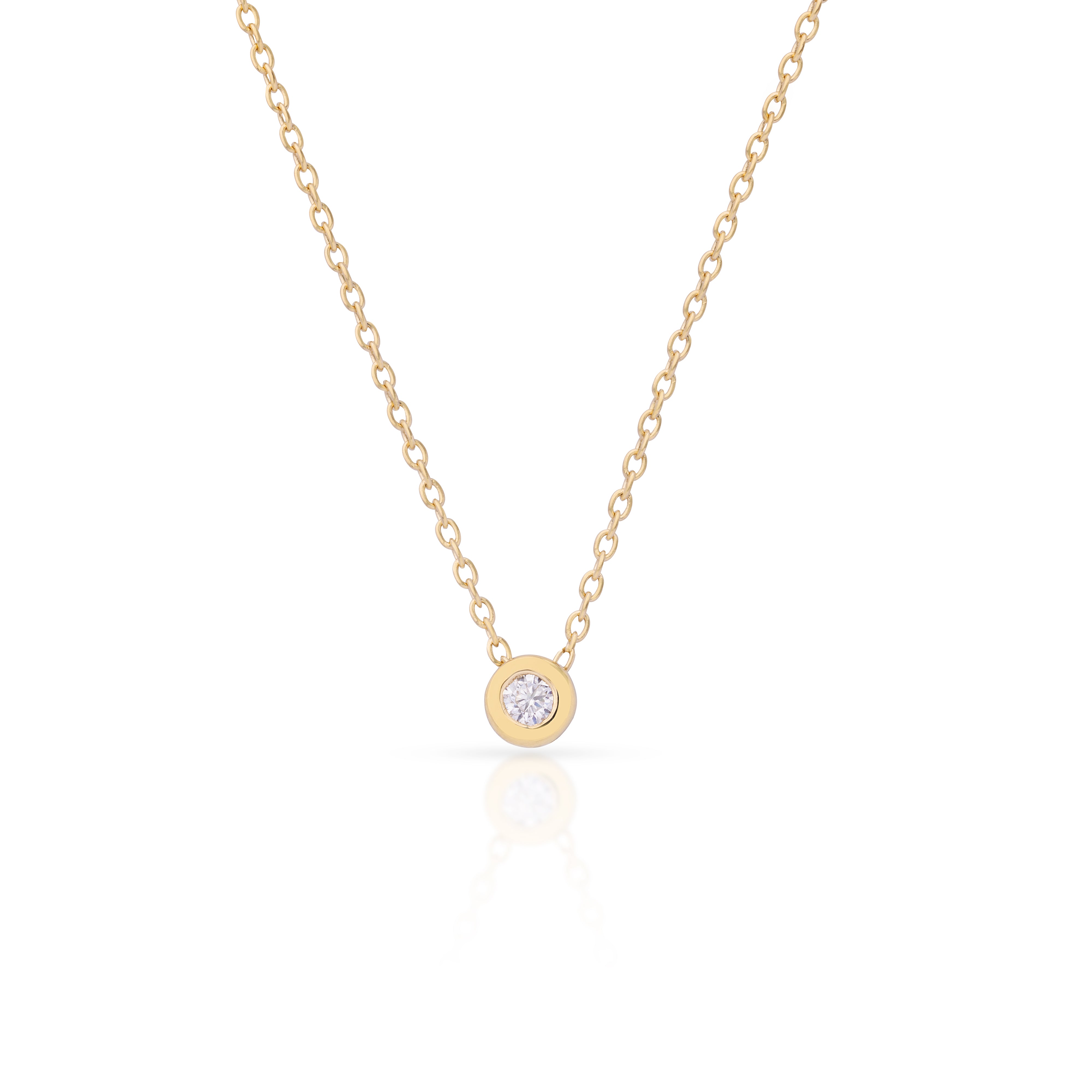 Zenith moissanite necklace