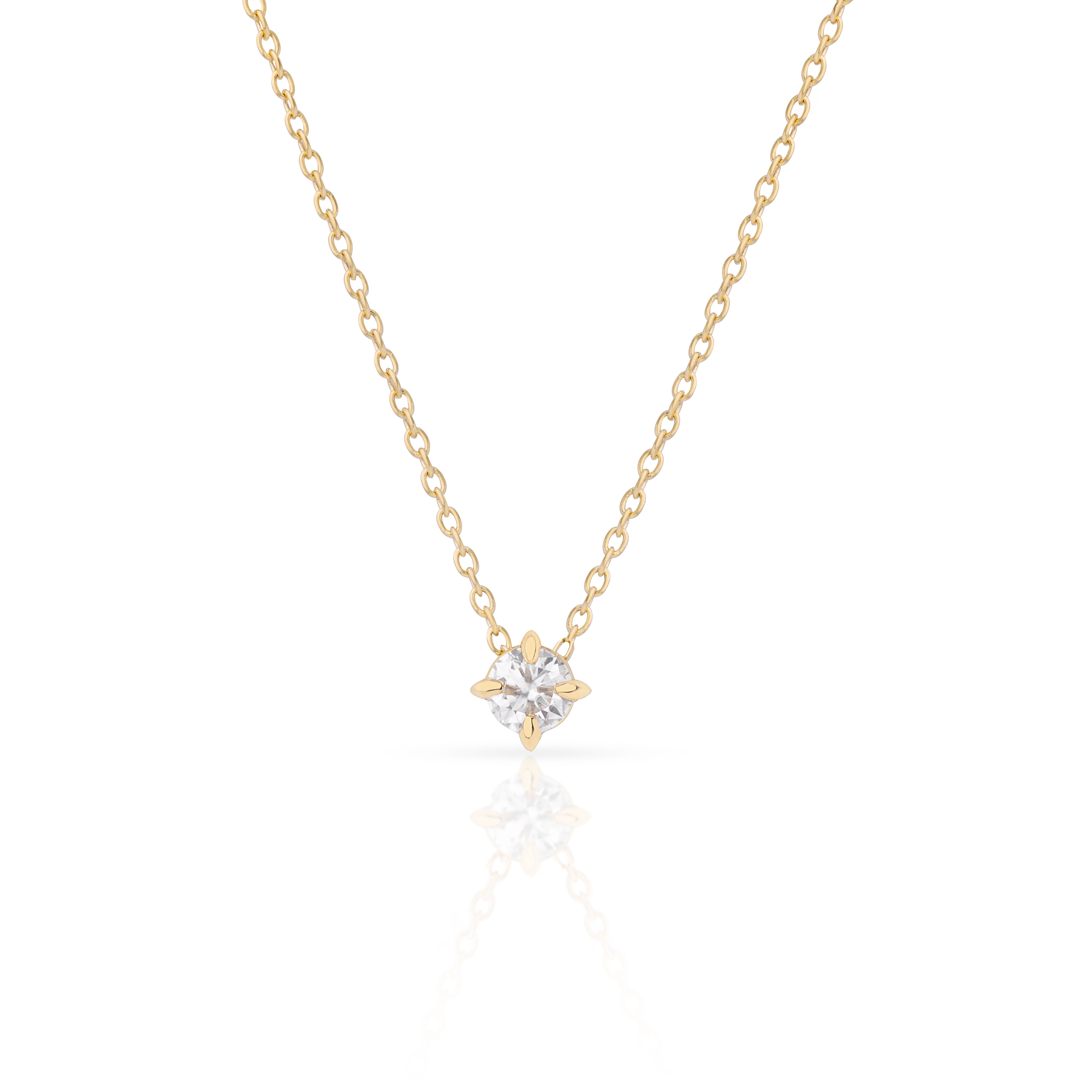 Luminara moissanite necklace