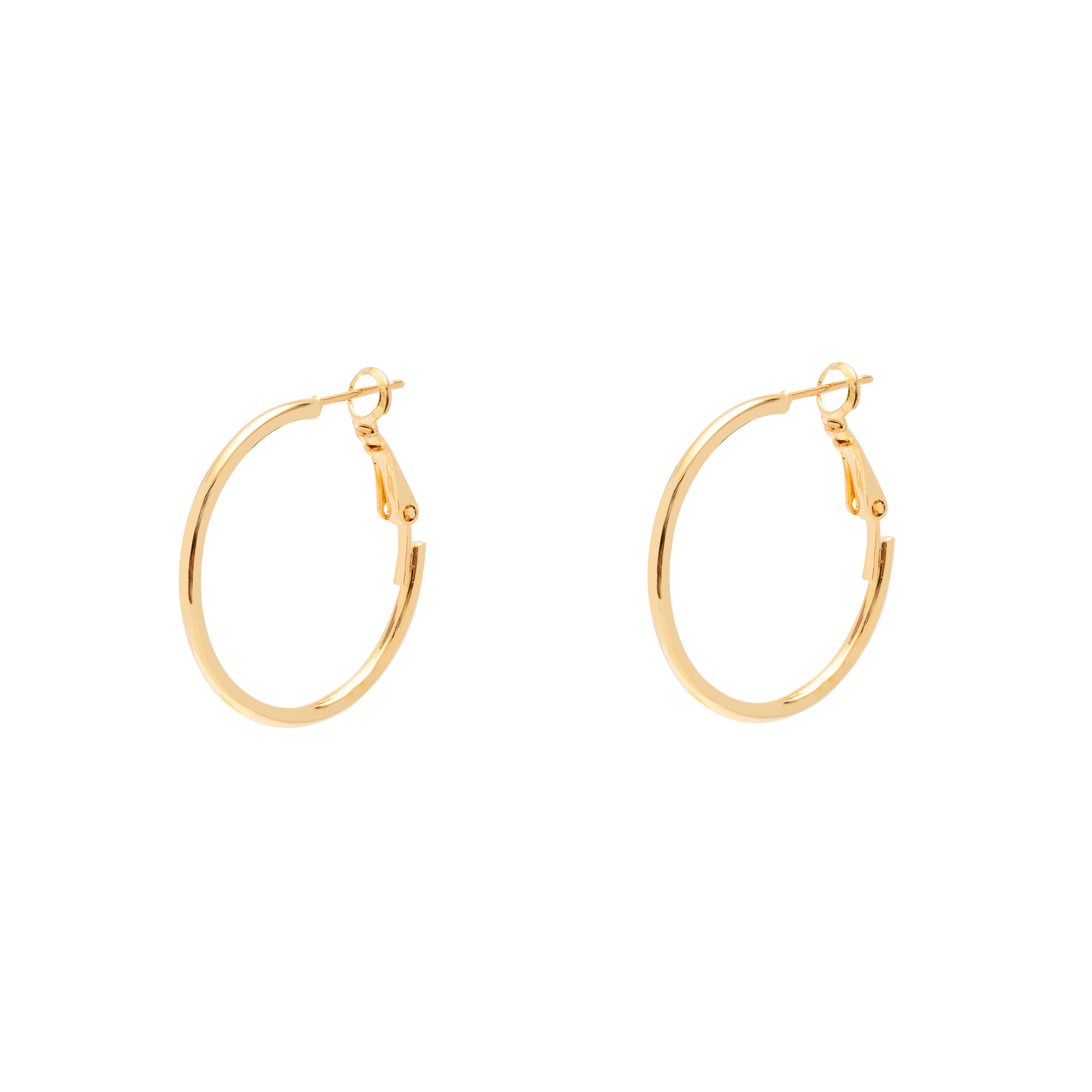 Plain fashion hoop earrings