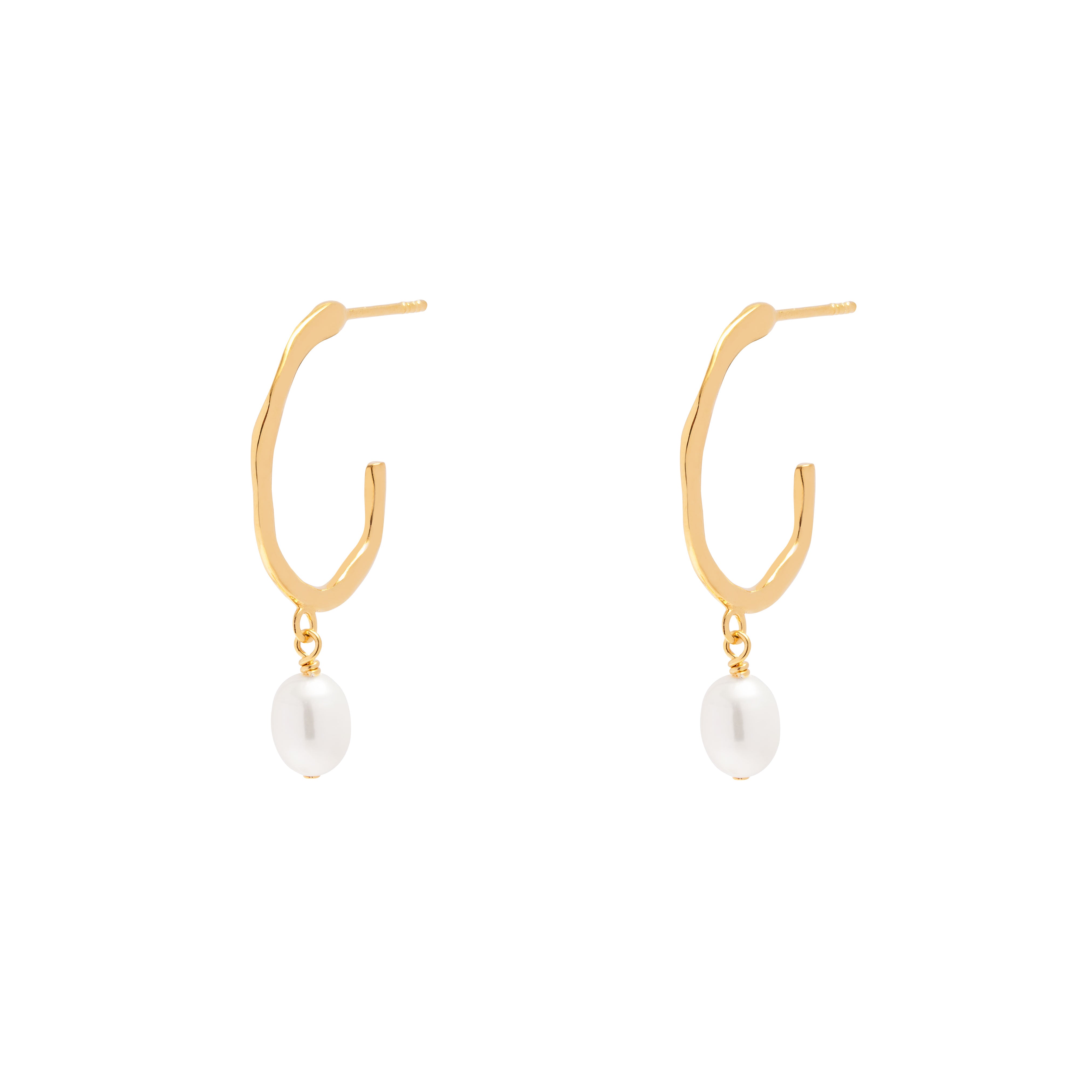 Seda freshwater hoop earrings