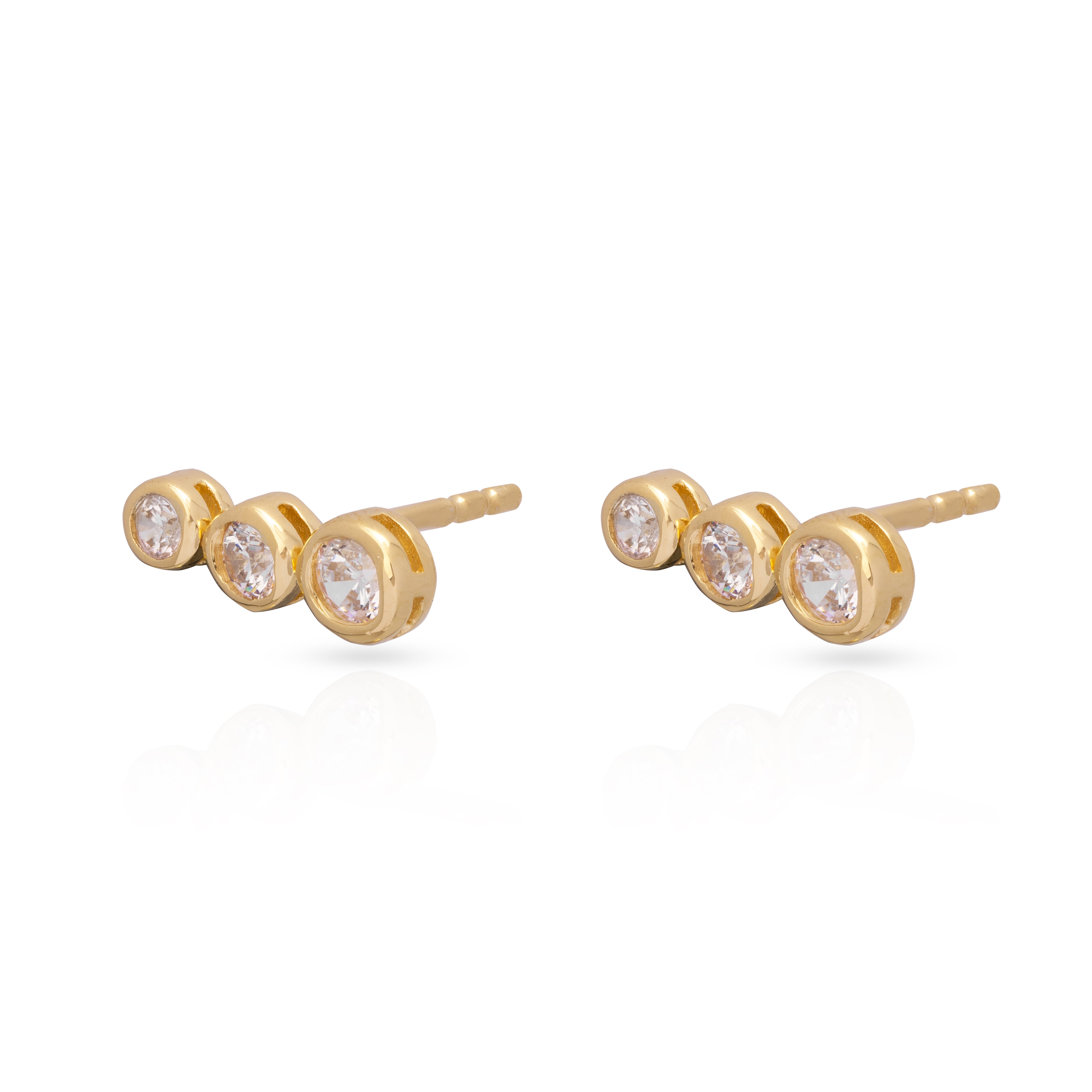 Sten cubic zirconia studs