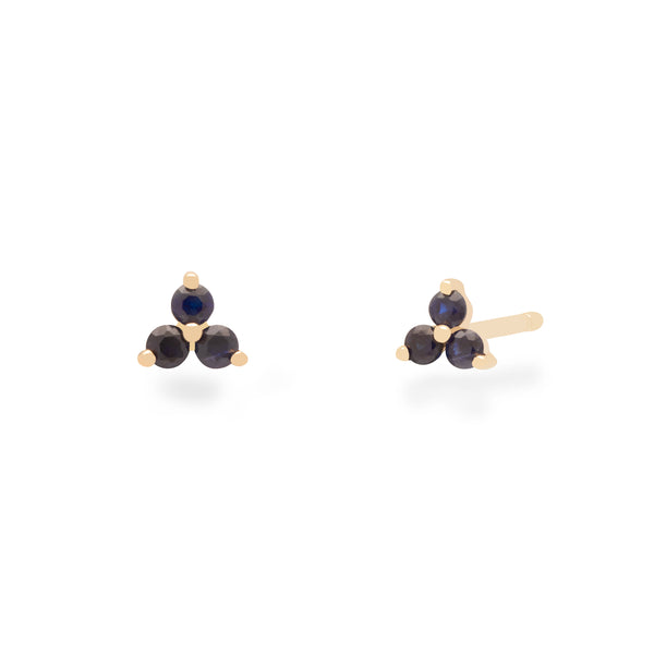 Stud earrings gold on sale with stone