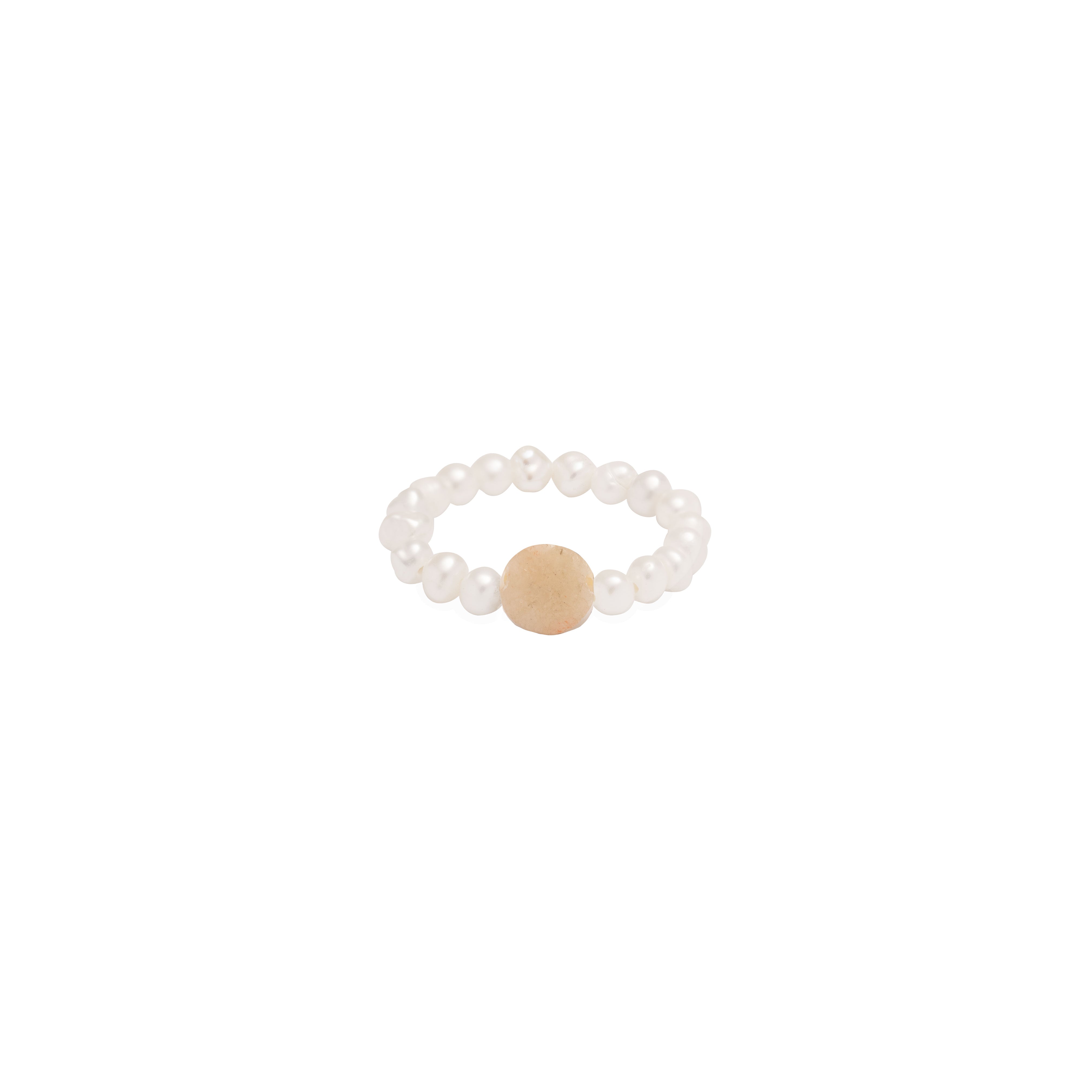 Vashti freshwater pearl semiprecious ring