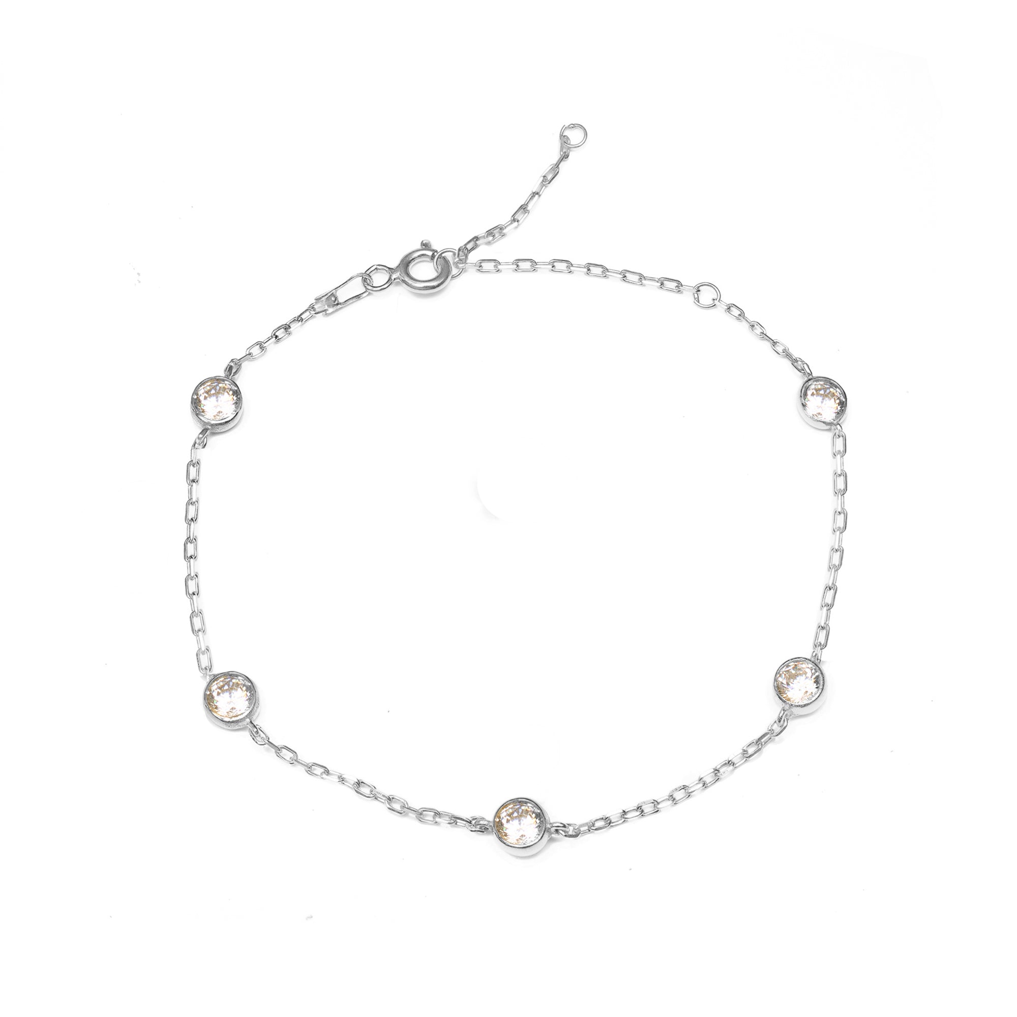 Volta eyelet crystal bracelet