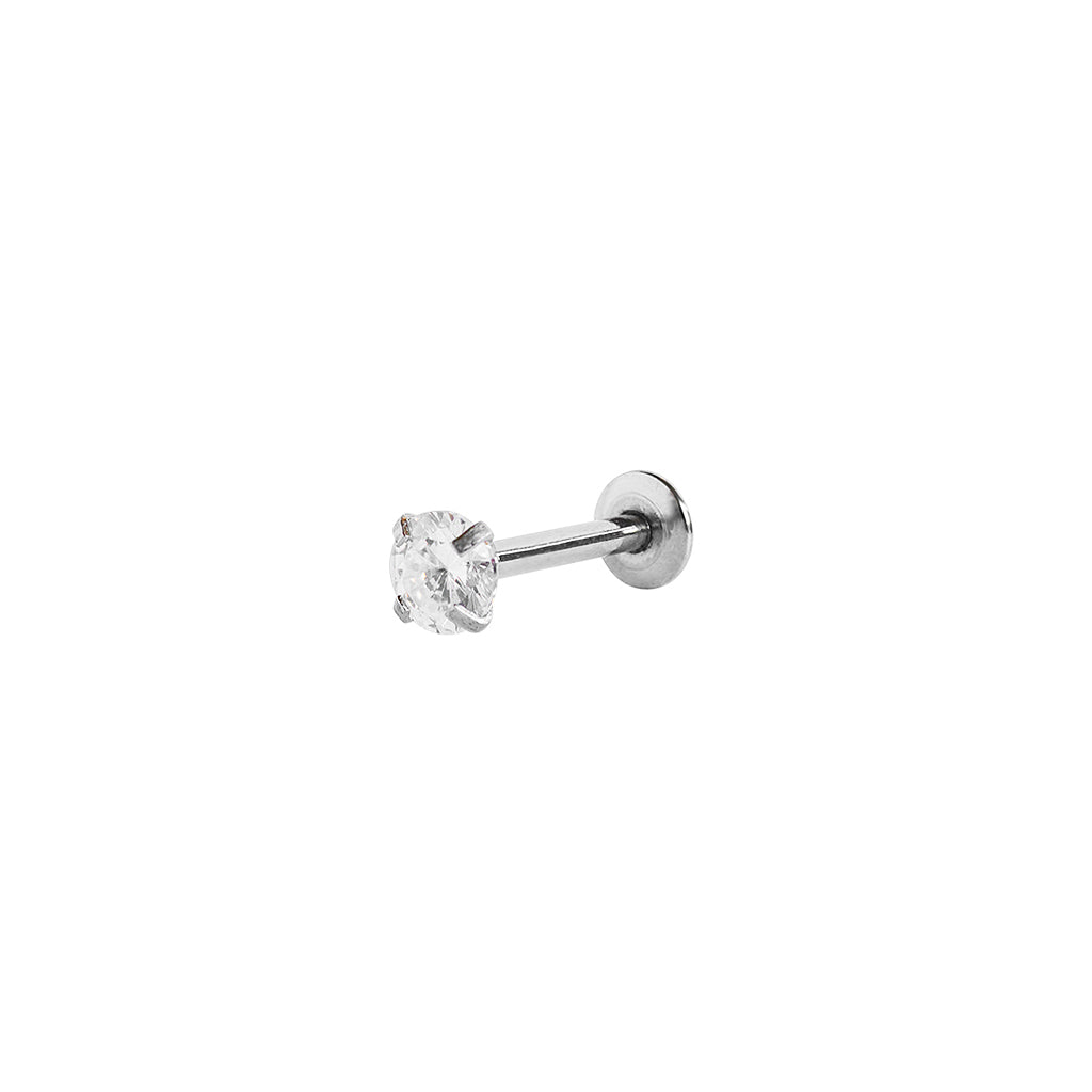 Labret - round crystal