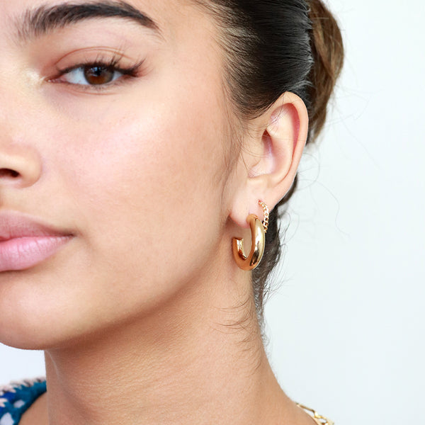 Nell hoop earrings