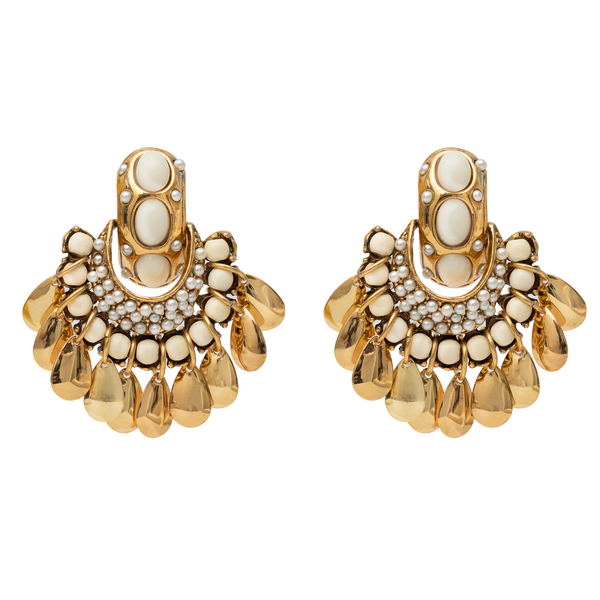 Tabia antique drop earring