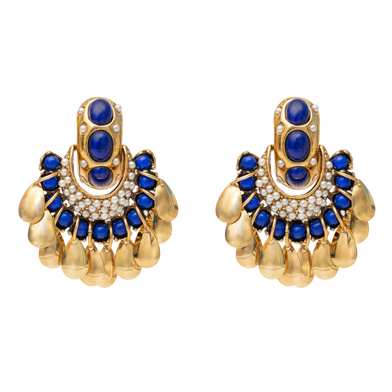 Tabia antique drop earring