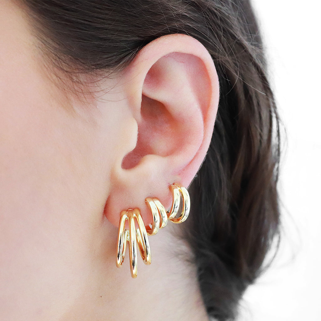 Amari hoop earrings