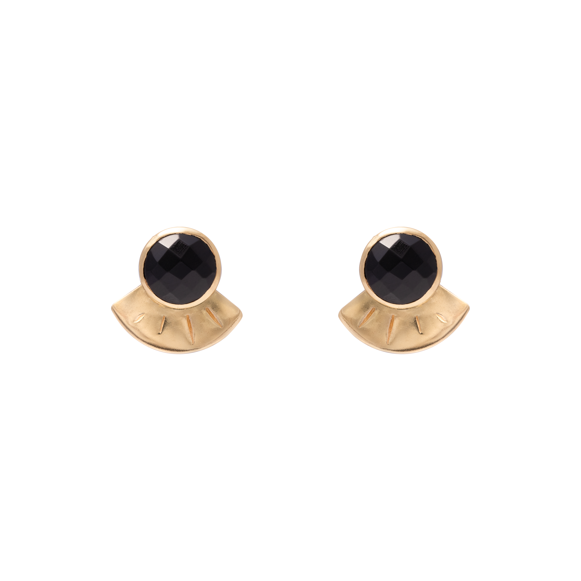 Melosa gold semi precious studs