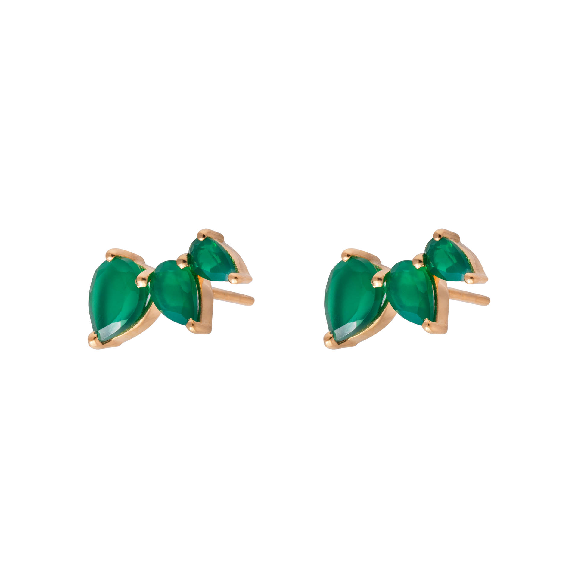 Cielo pear shape semi-precious studs