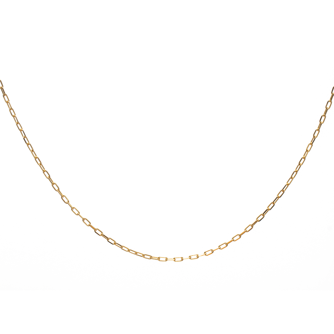 Roque link gold chain necklace – MEZI