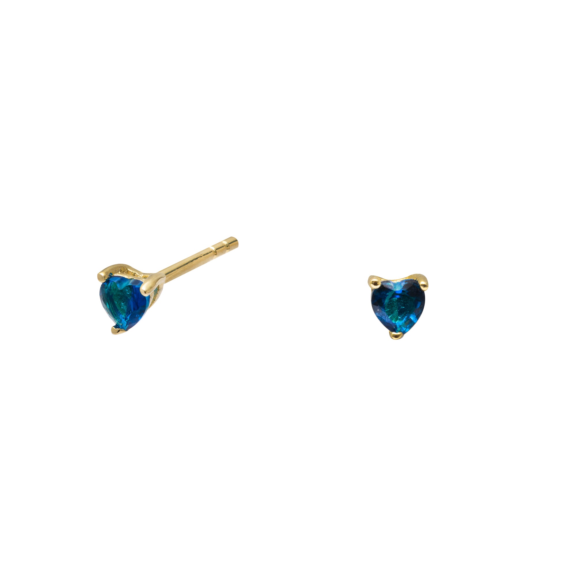 Diyta heart crystal studs