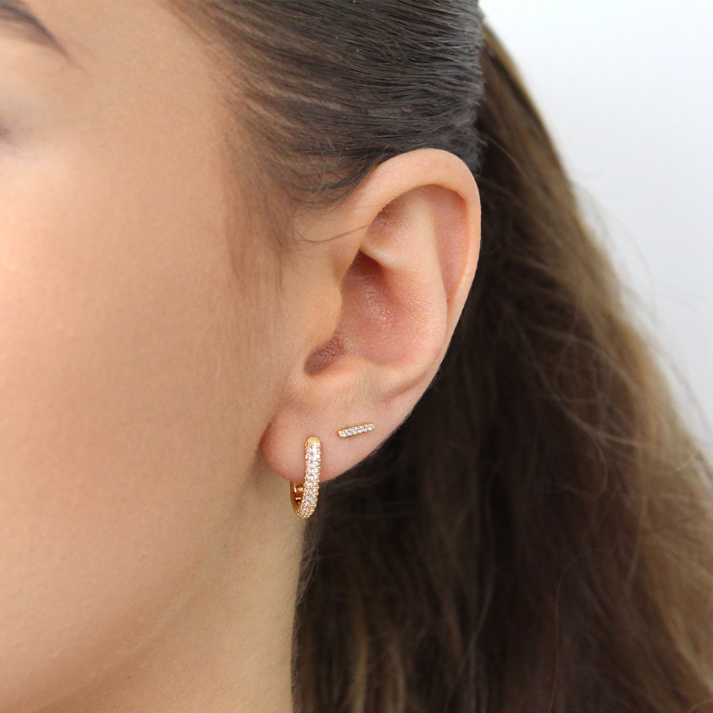 Tilly crystal bar studs