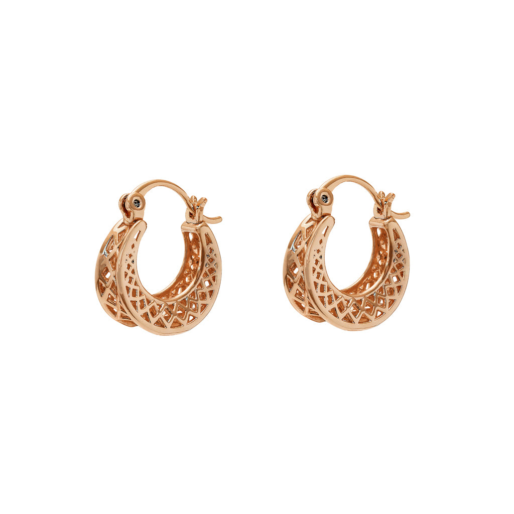 Tally filigree hoop earrings