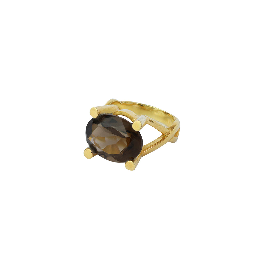 Easton 2 micron gold semi-precious ring