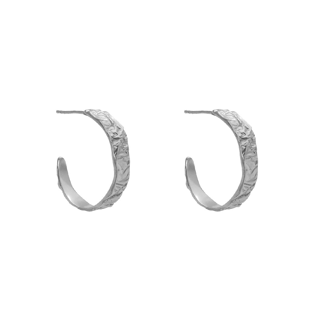 Vane textured hoops