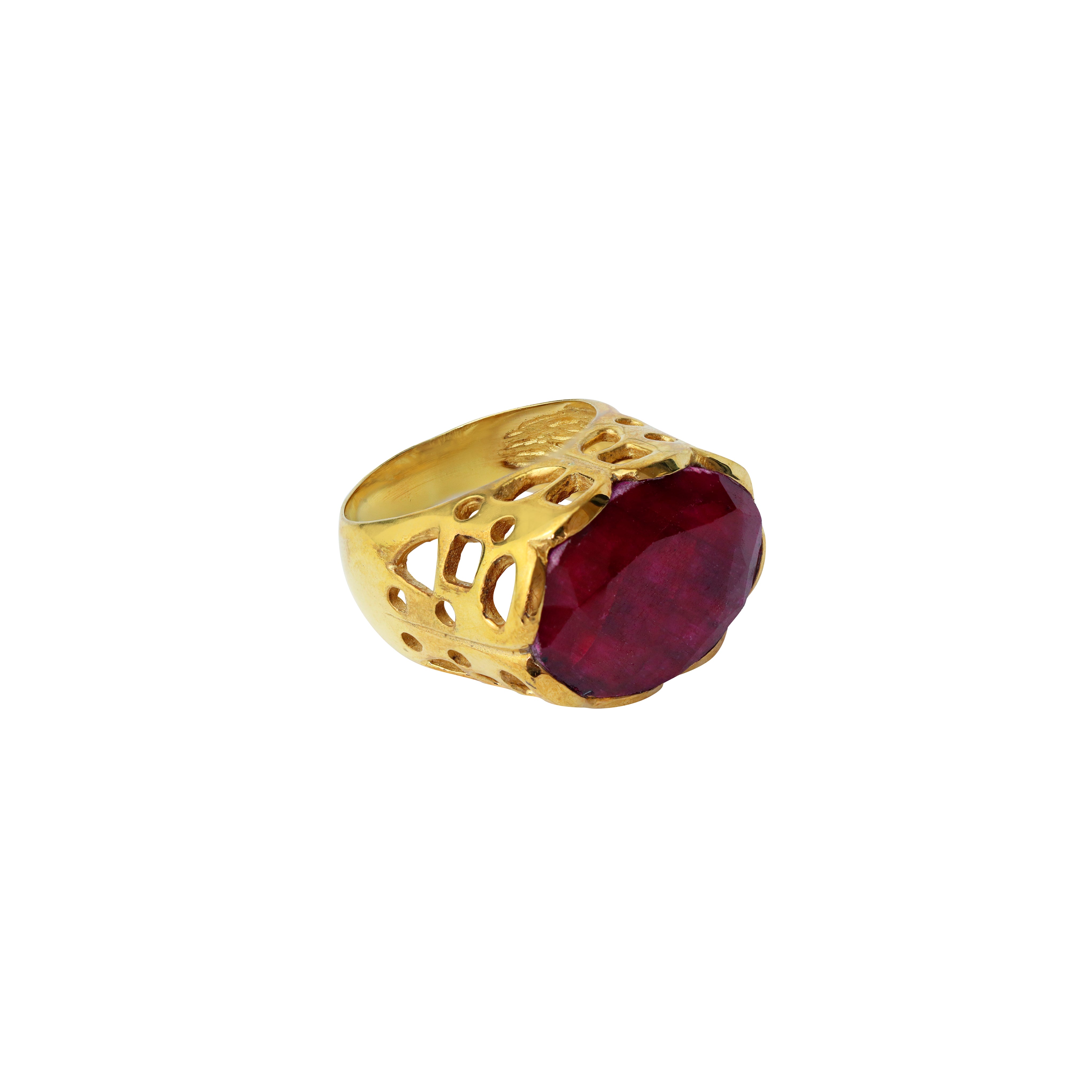 Freyja gold semi-precious ring