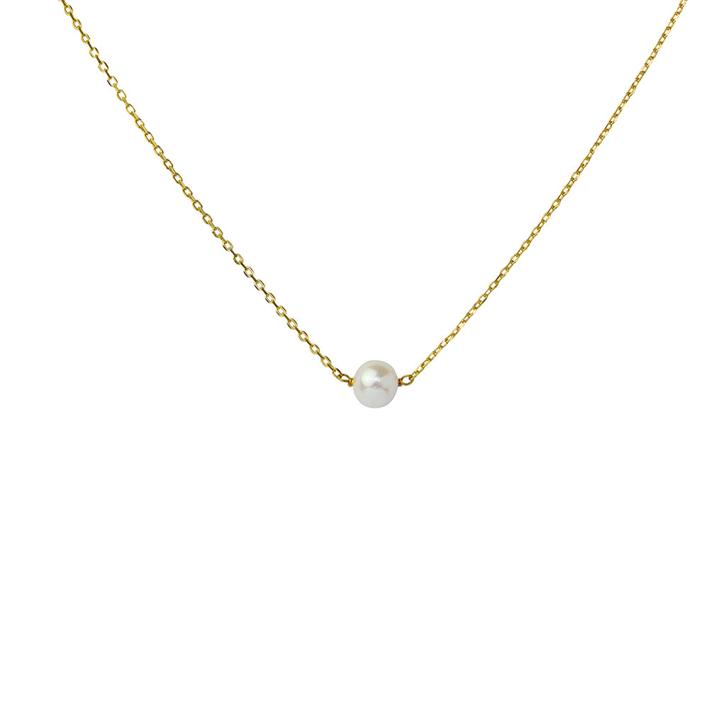 Poet freshwater pearl pendant