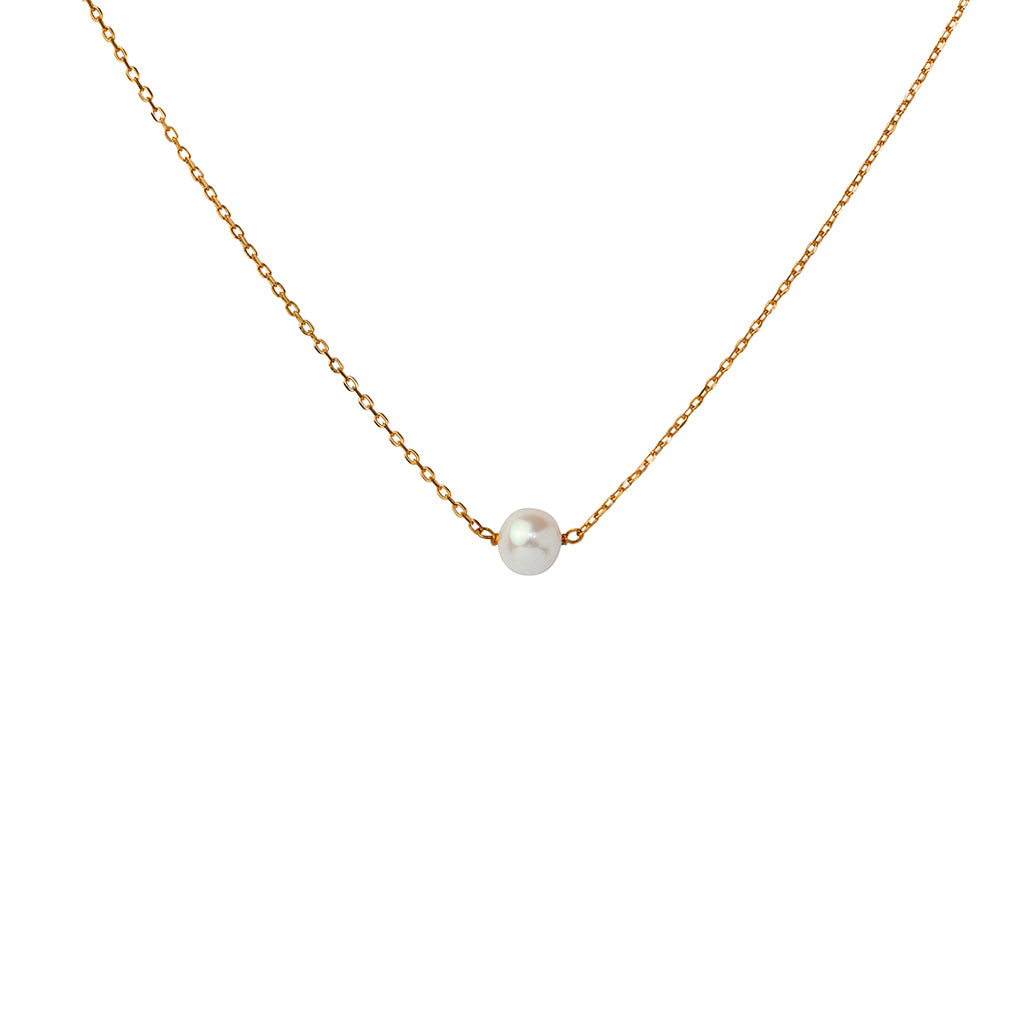 Poet freshwater pearl pendant