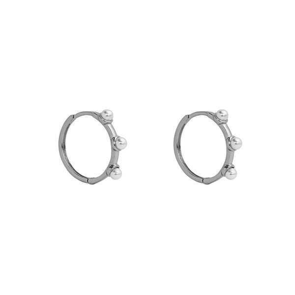 Dilan pearl hoops